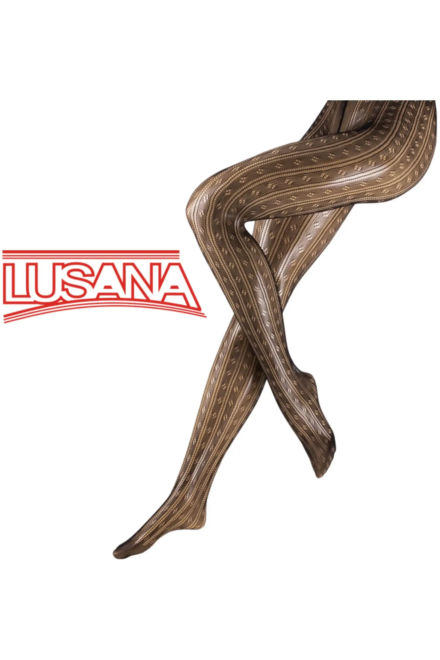 Lusana Strumpfhose in Schwarz