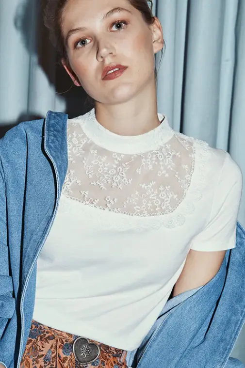 Vronikaa weiß shirt