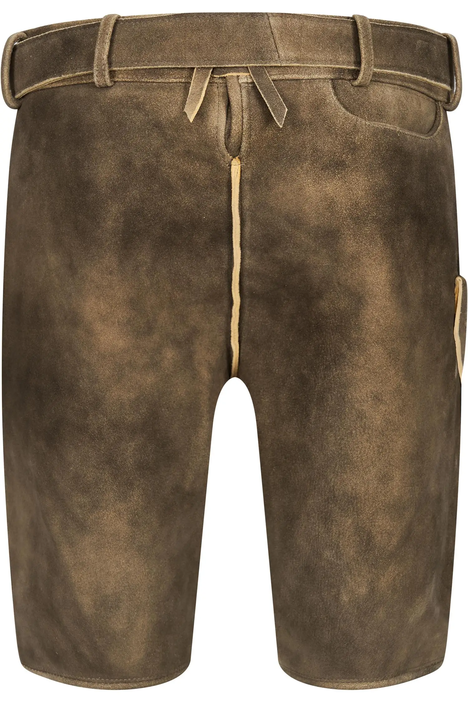 Hellbraune Gamsbock Lederhose Hannes