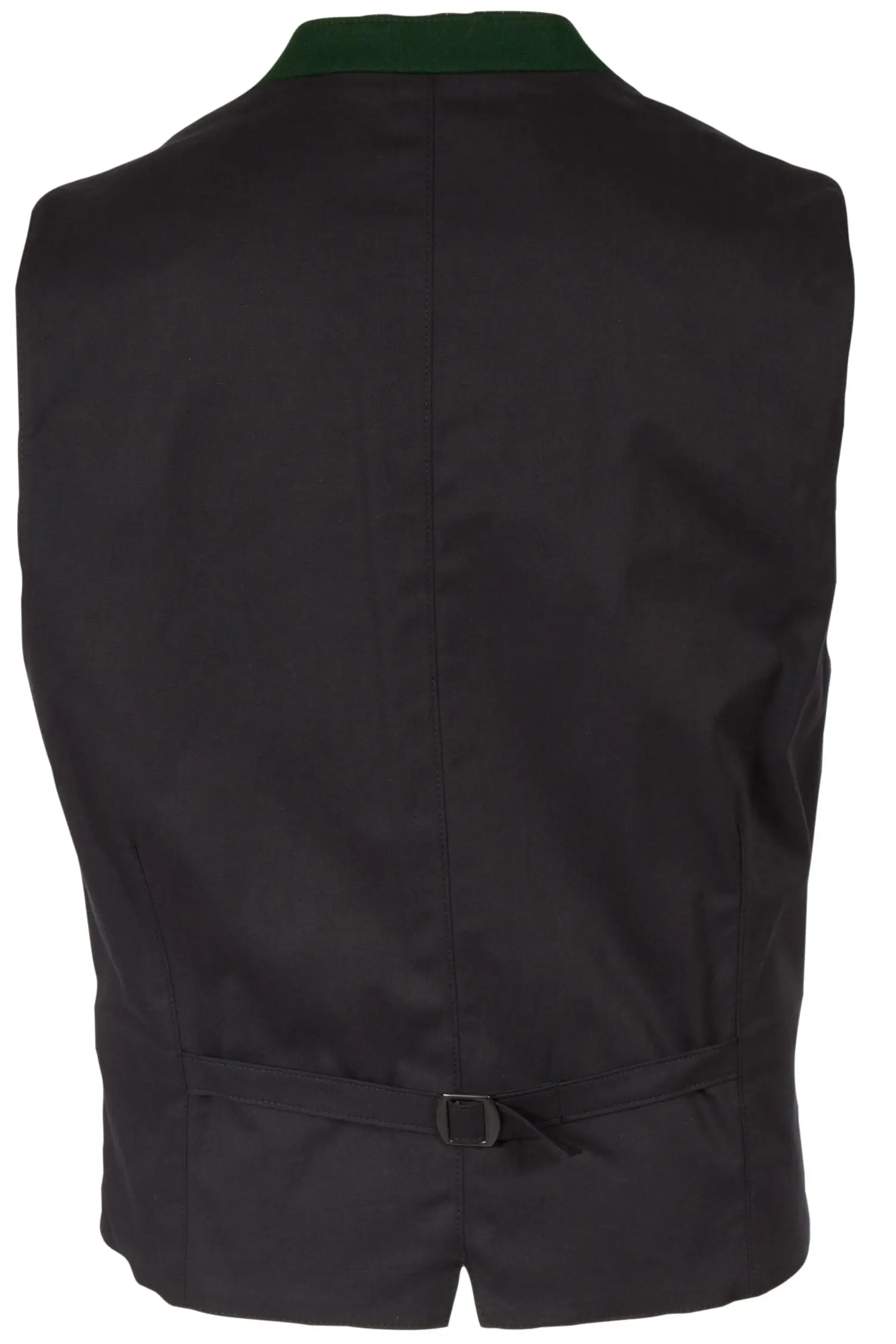 Trachtenweste Ansbach Nadelstreifen dunkelblau hinten