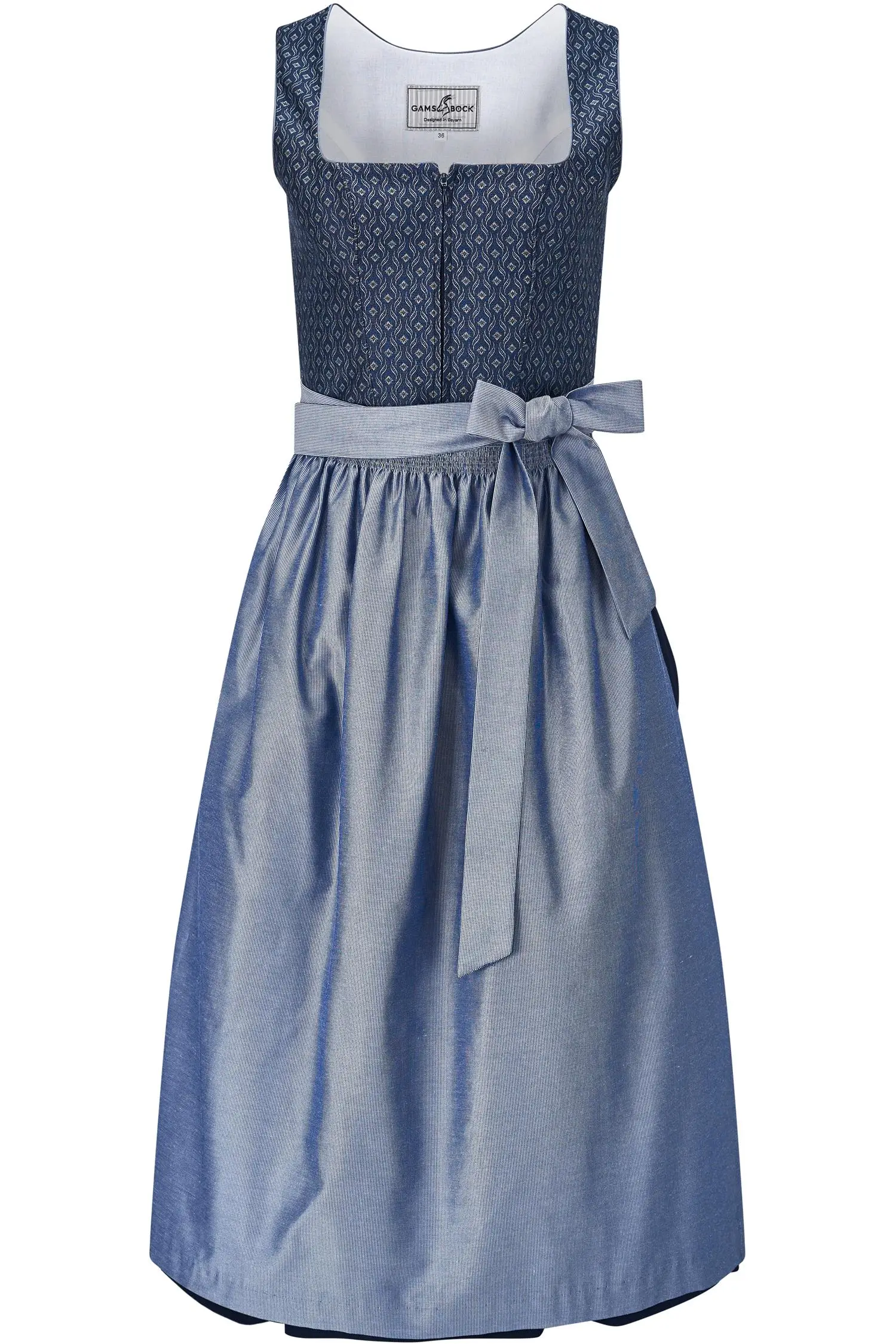 Dirndl Magdalena von Gamsbock in Blau