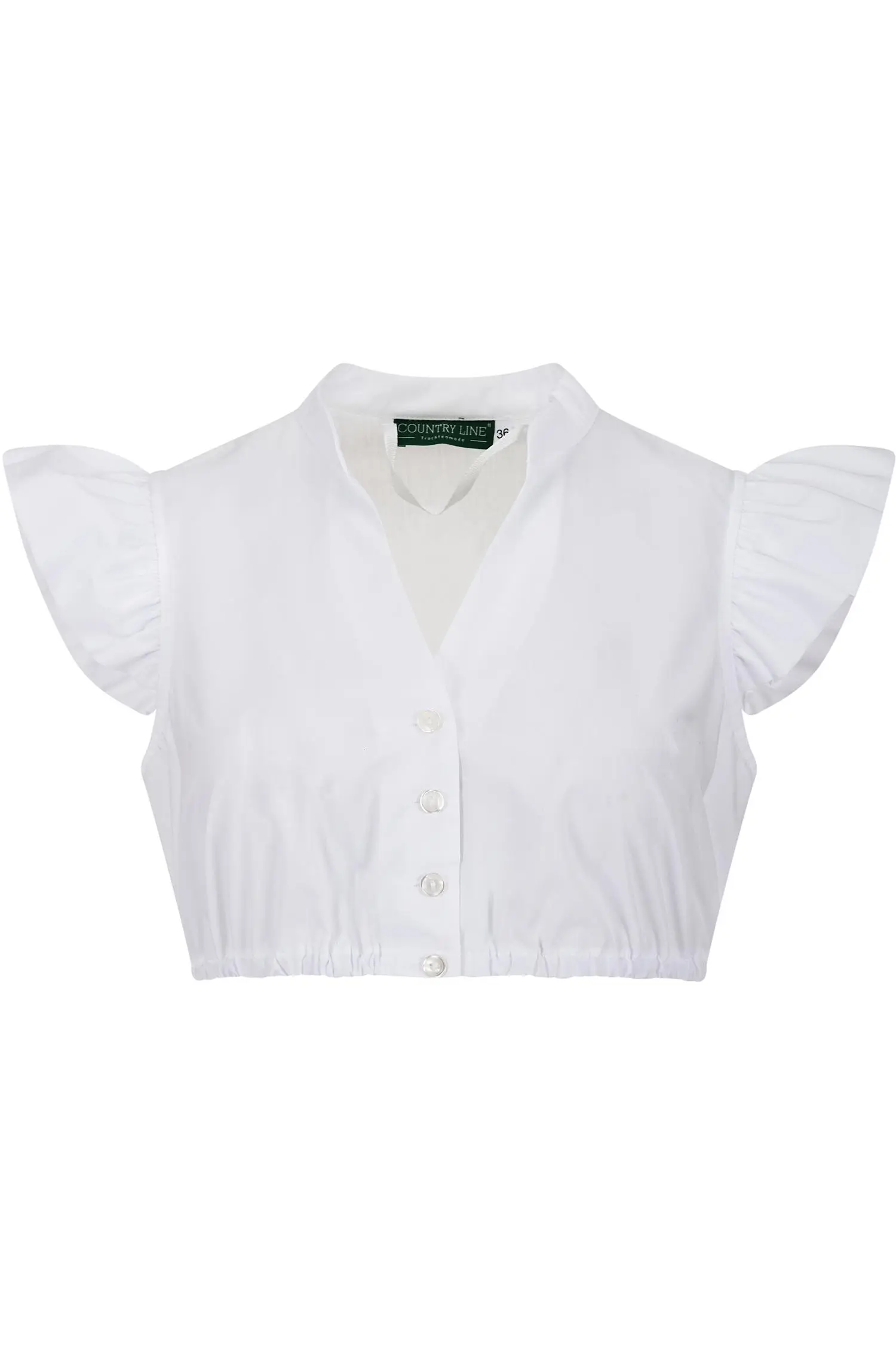 Flügelarmbluse in Weiß von Country Line