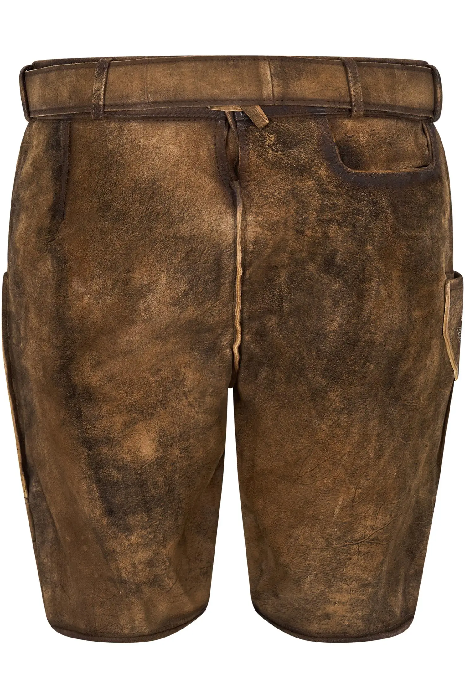 Gweih & Silk Lederhose Michael in Hellbraun