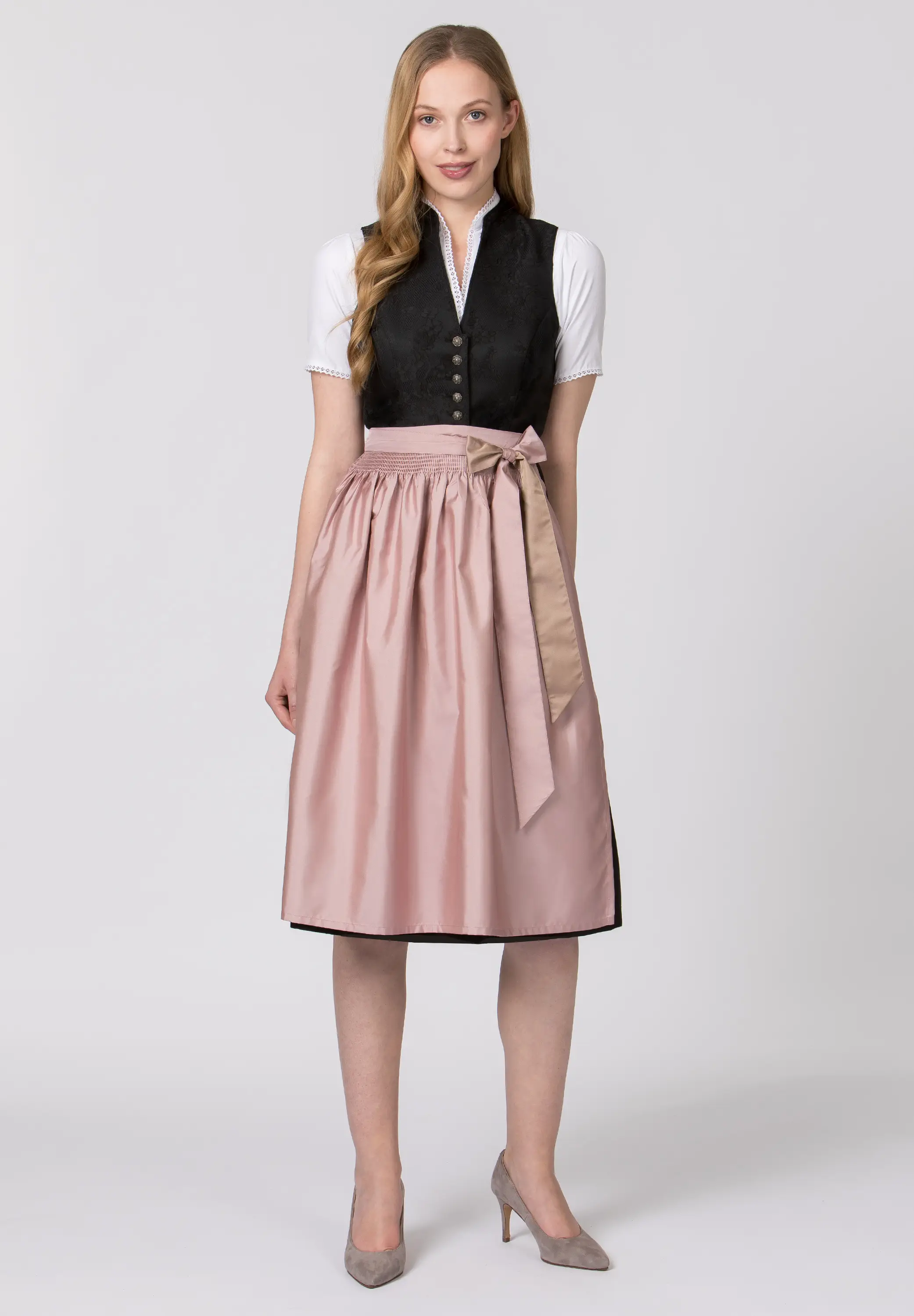 Dirndlschürze Kristin von Stockerpoint in Rose schürze für Dirndl rose