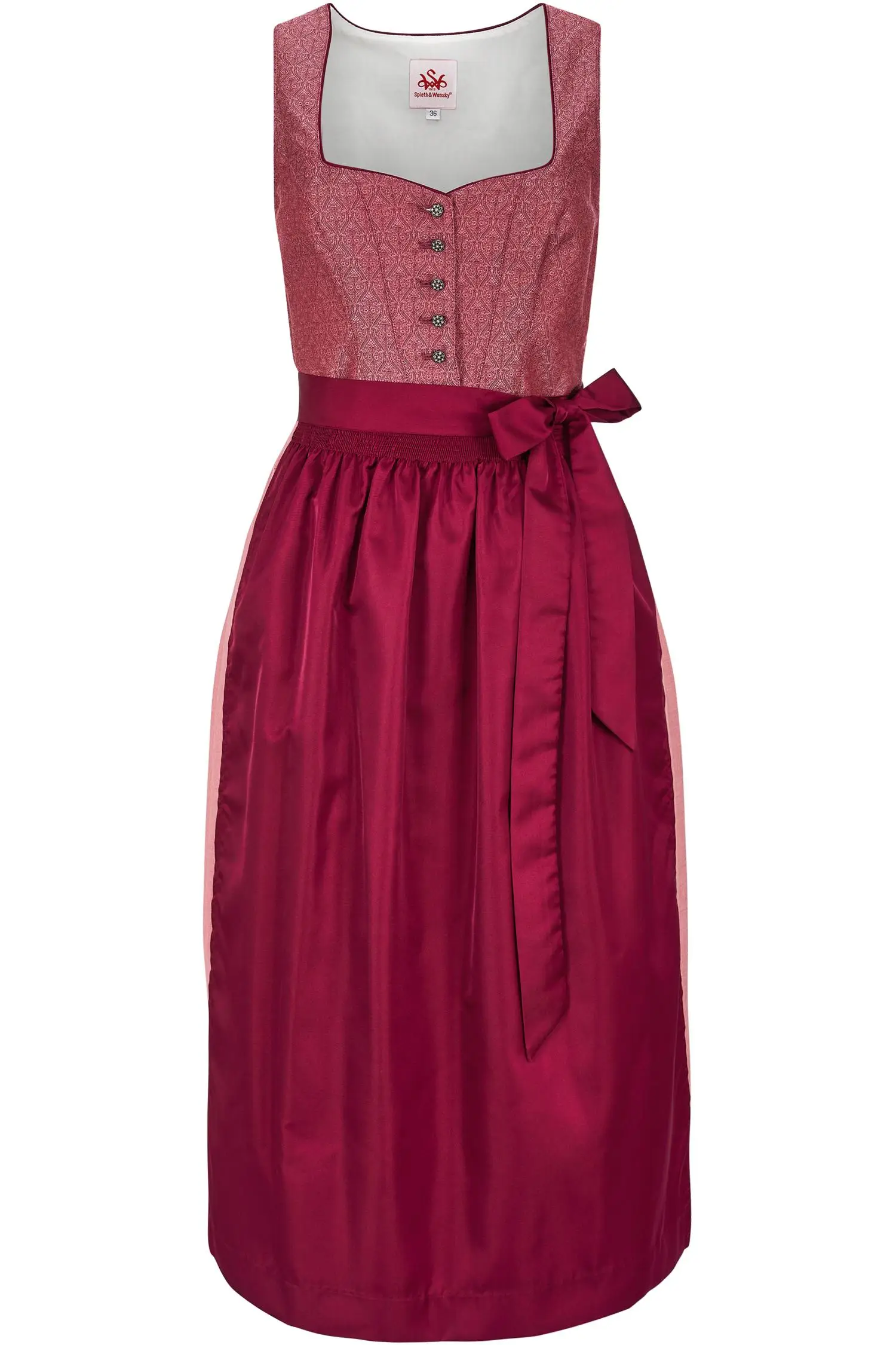Spieht & Wensky Dirndl Feodora in Rosa