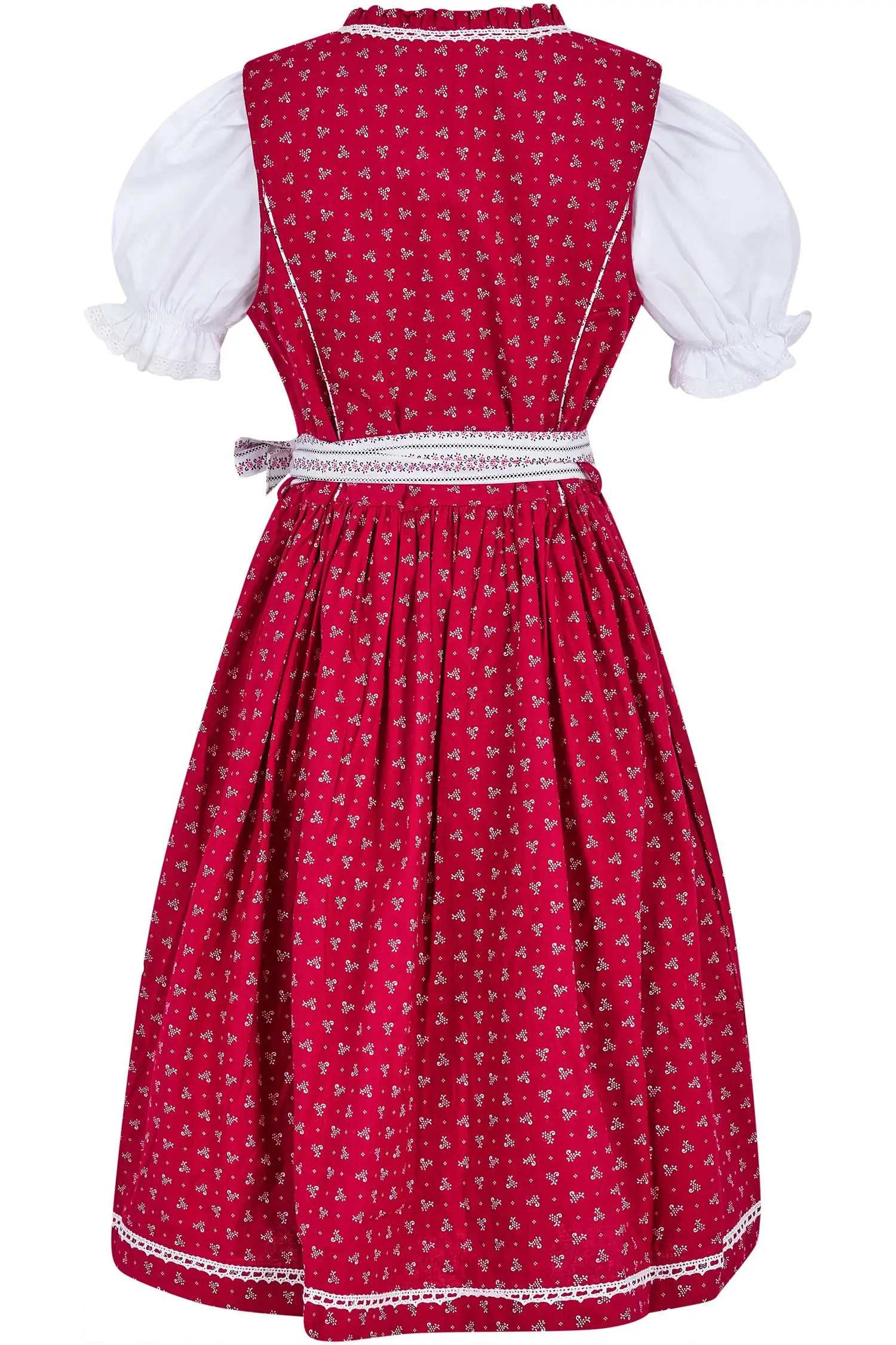 Beerefarbiges Kinderdirndl von Isar Trachten