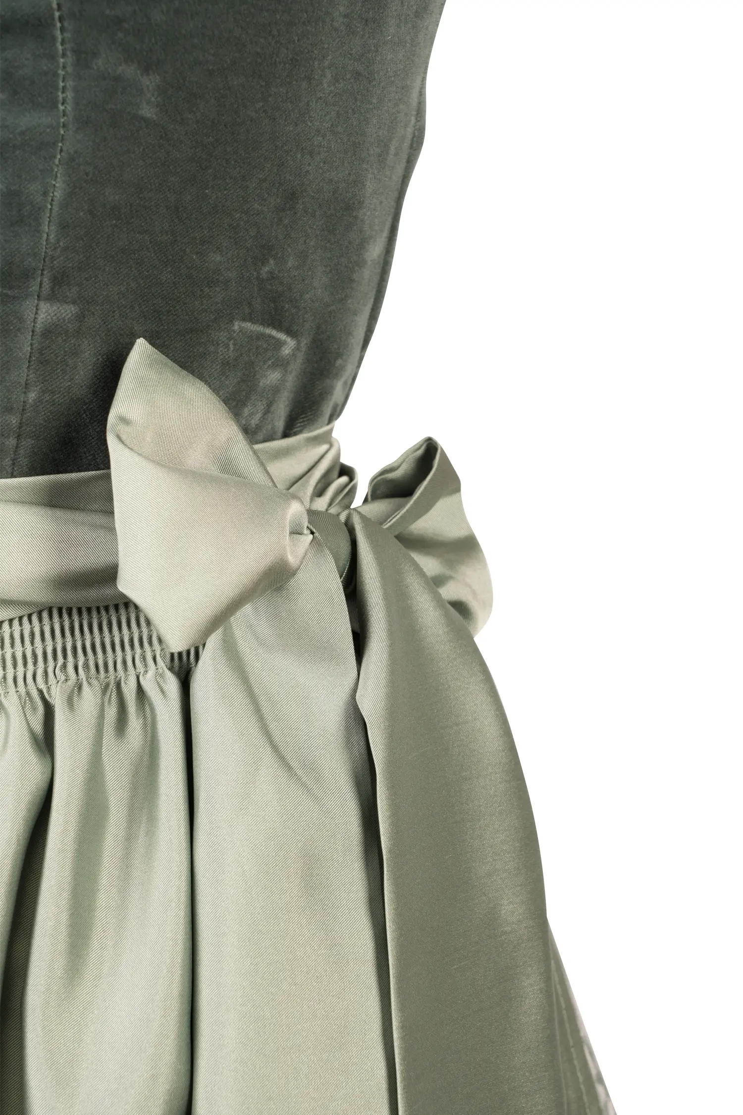 Dirndl Lauri in Grün Detail Mieder