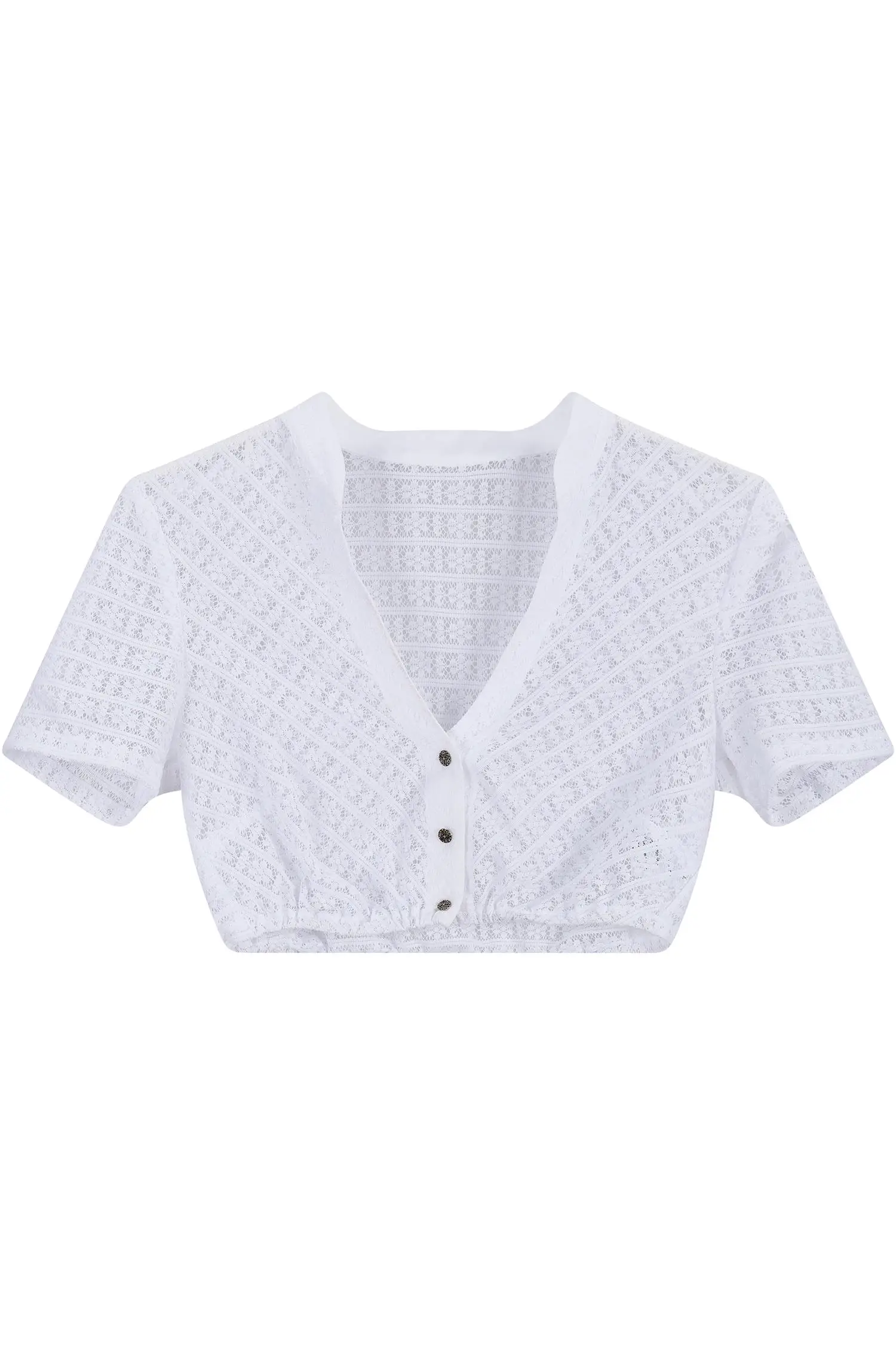 Waldorff Dirndlbluse Feli in Weiß