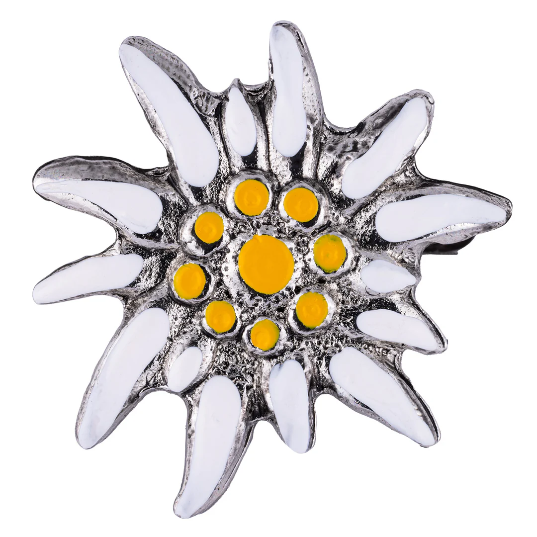 Pin Edelweiß von Gaudiknopf Anstecker Edelweiss von Gaudiknopf