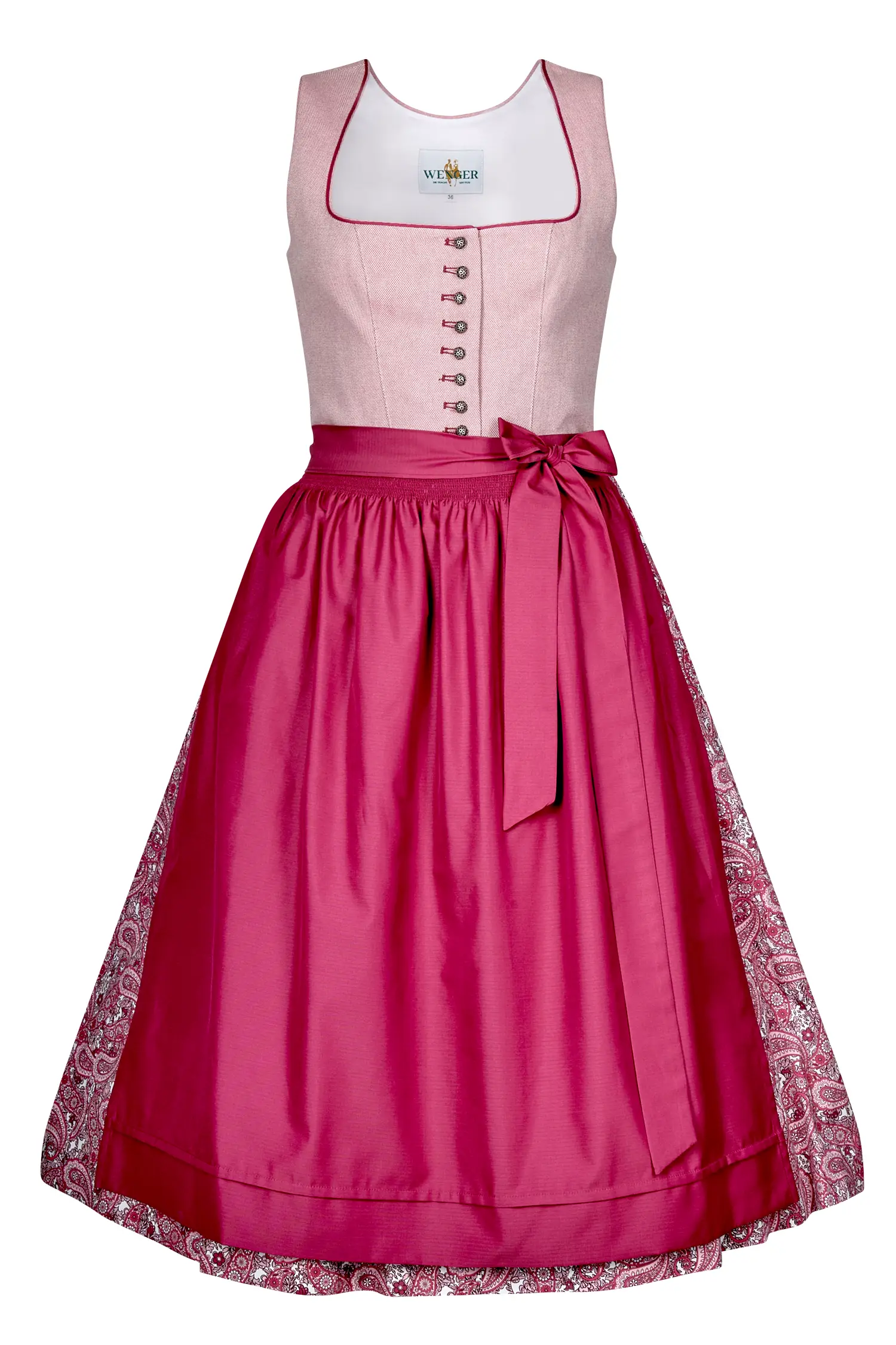 Dirndl mit pinker Schürze