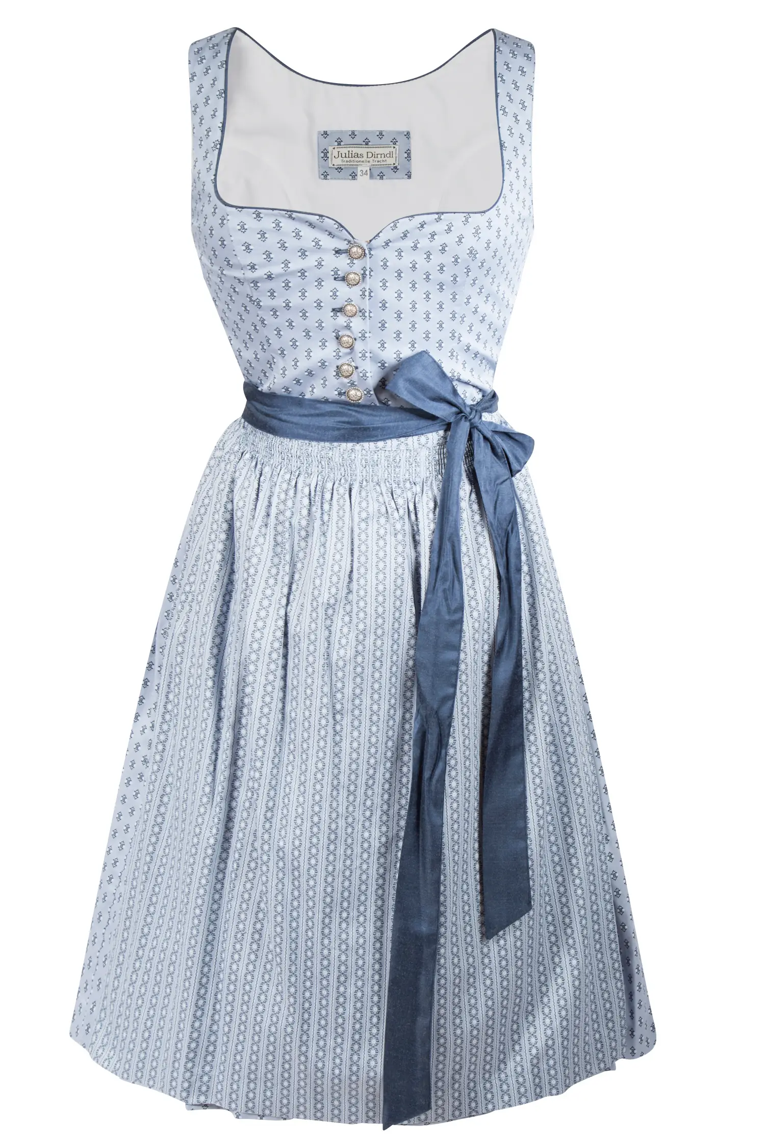3091-1538-bl3-23-07b-1306 Hellblaues Dirndl Gisela von Julias Dirndl