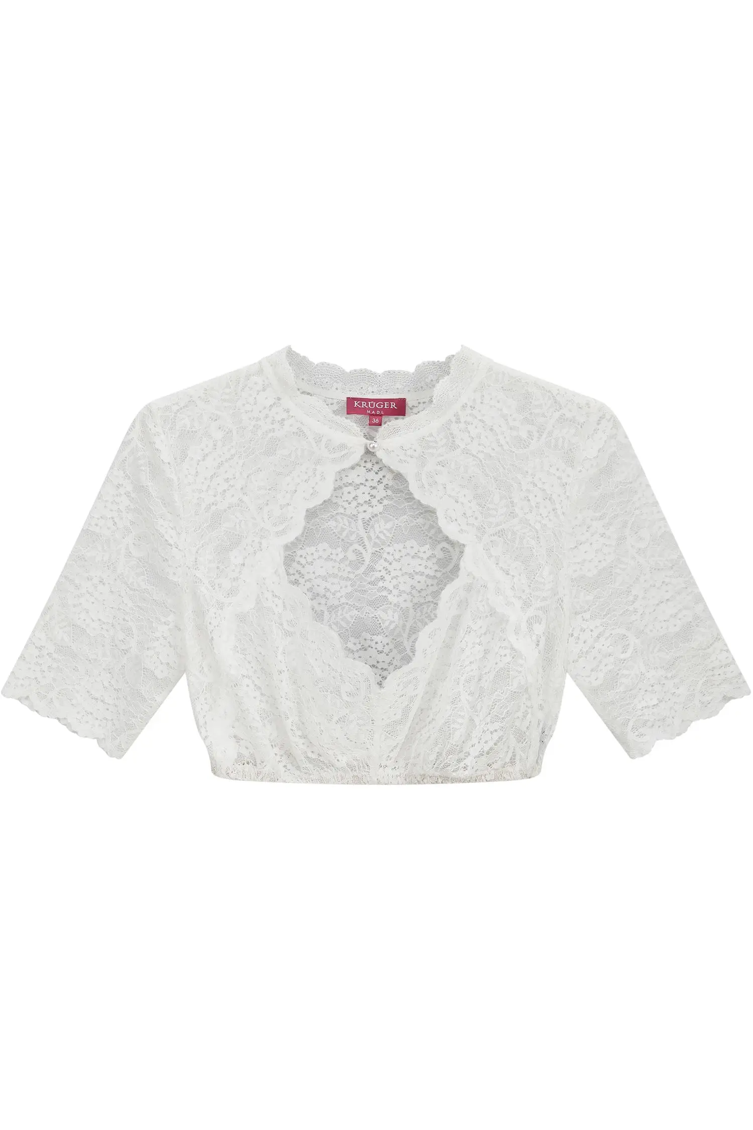 Krüger Dirndlbluse Sydney in Creme