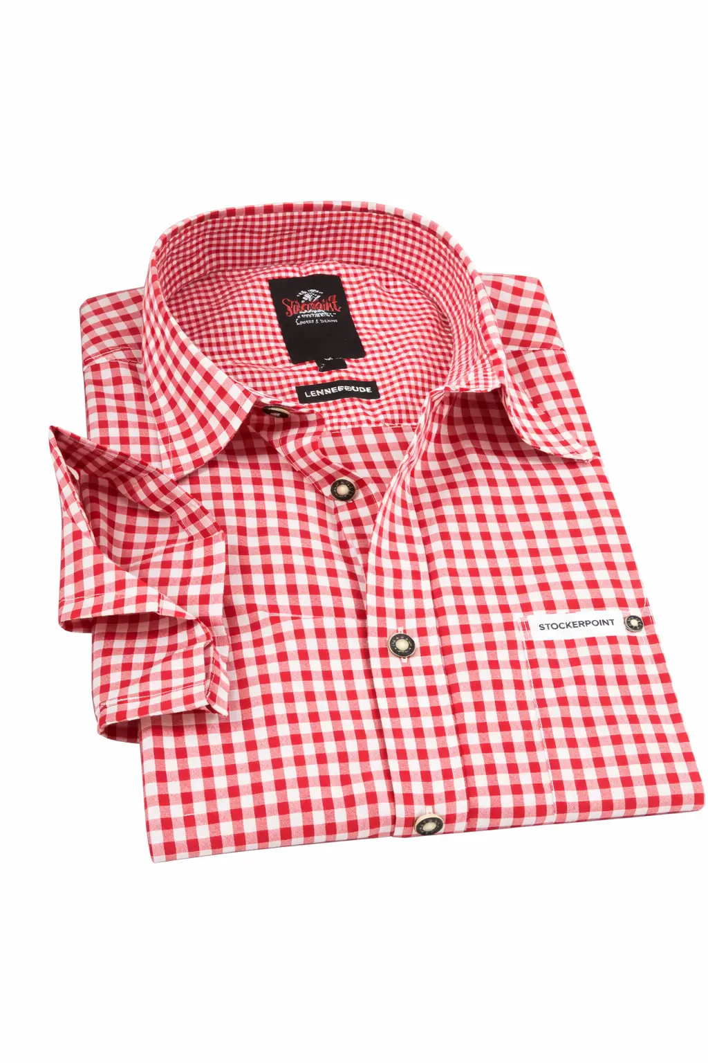 Stockerpoint Trachtenhemd in Rot kariert