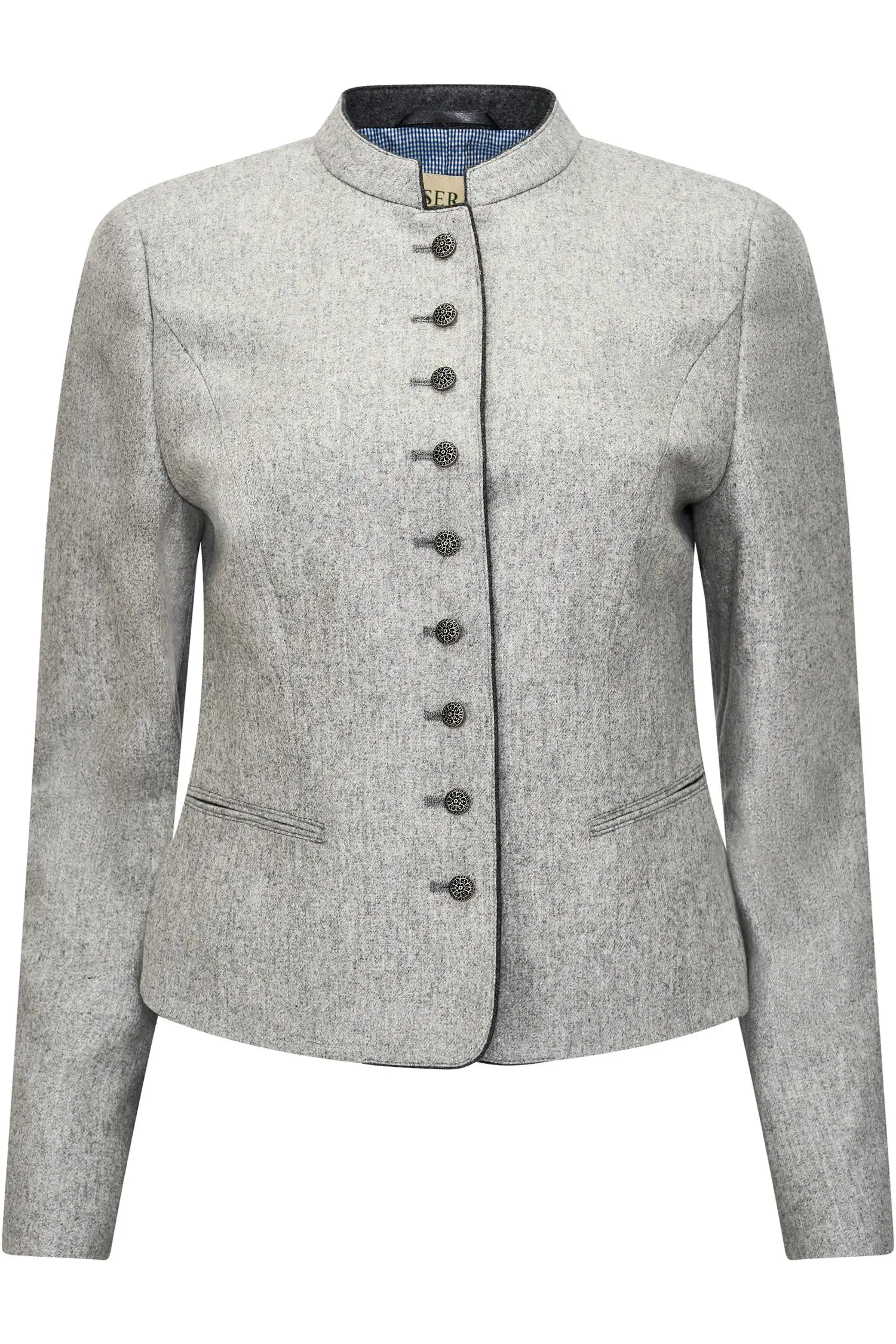 Grauer Damenjanker Leonie/Lara von Kaiseralm