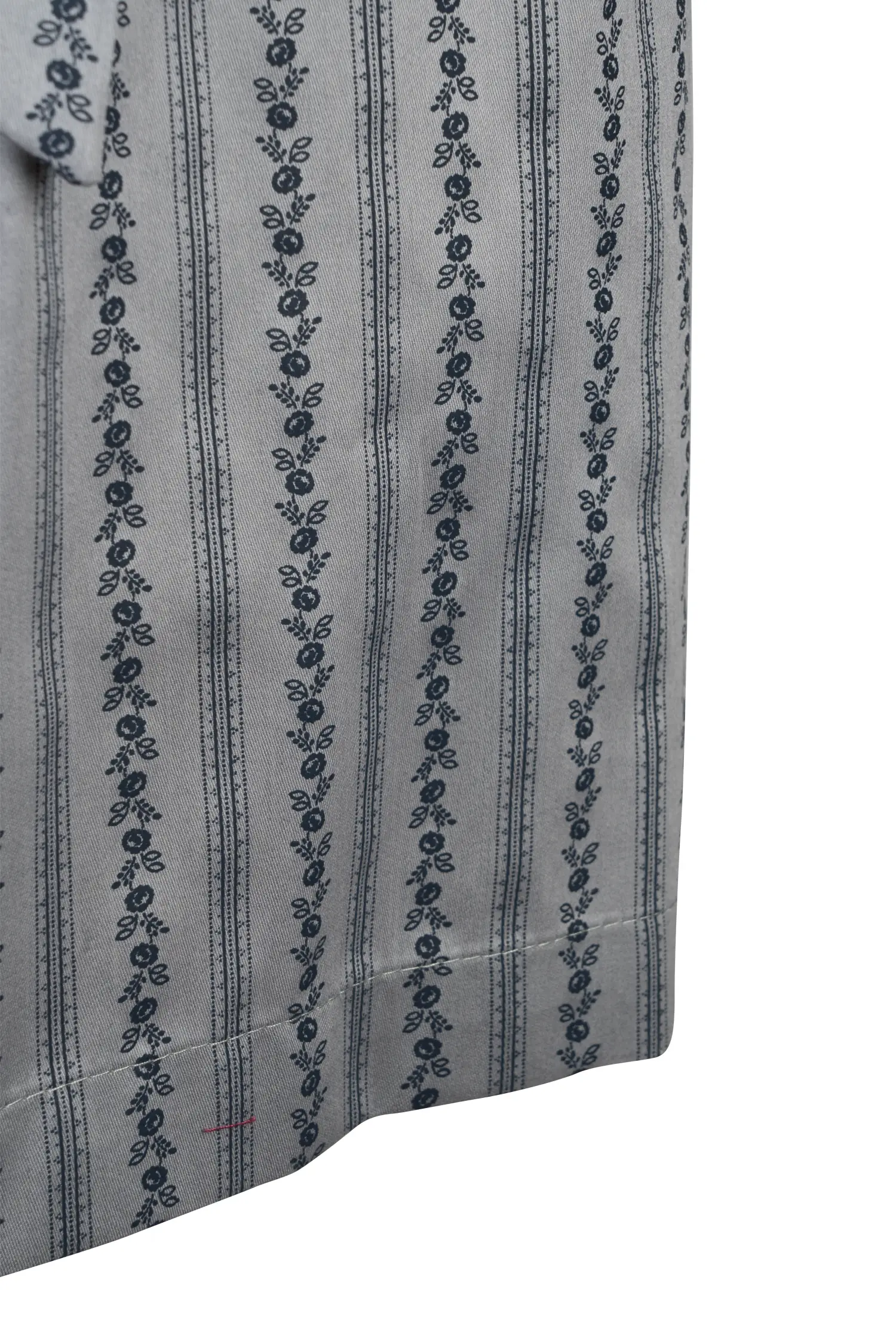Dirndlschürze in grau 70 cm - Detail