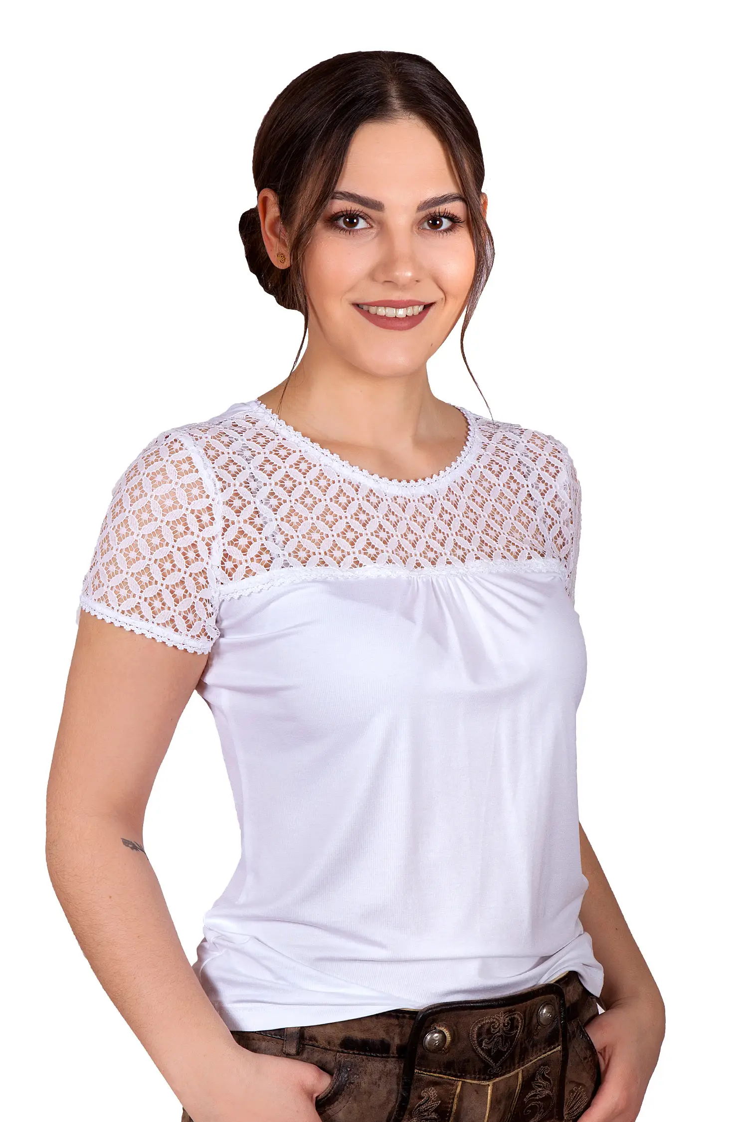 Damen T-Shirt weiß von Waldorff