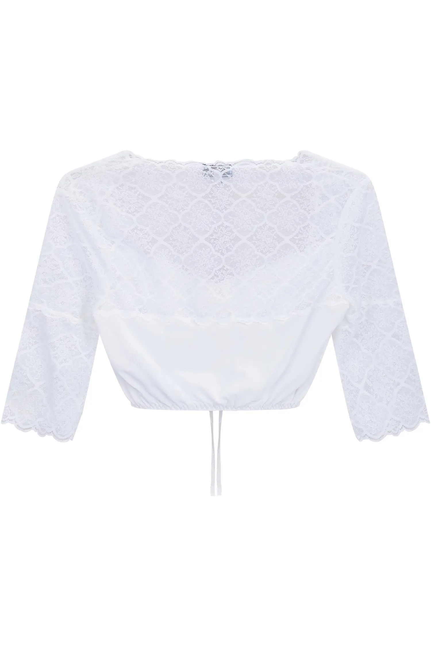 Dirndlbluse Wollbach von MarJo in Weiß