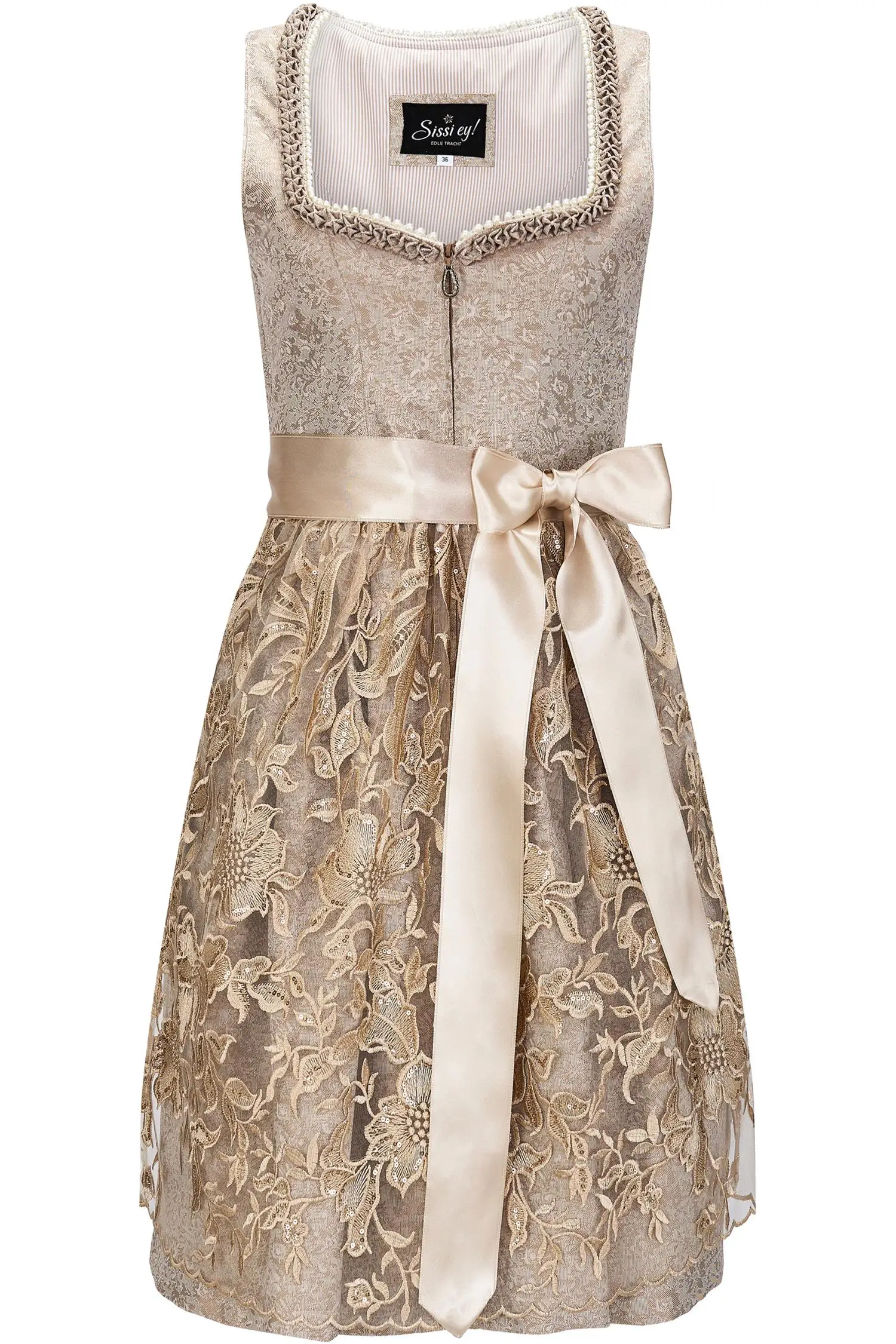 Dirndl von Sissi ey! in Beige Sissi ey! Dirndl in Beige