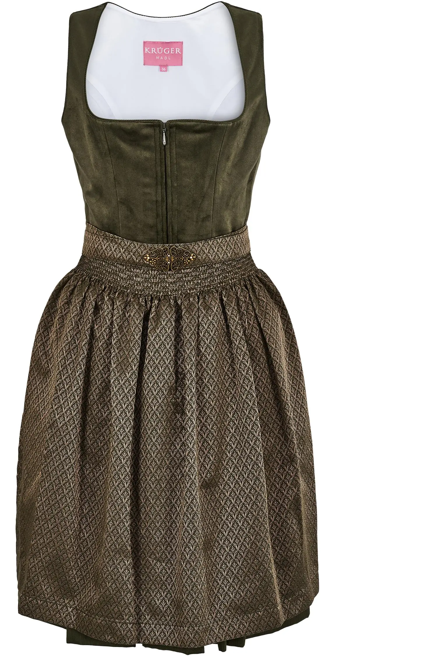 Krüger Dirndl Alisha in Oliv