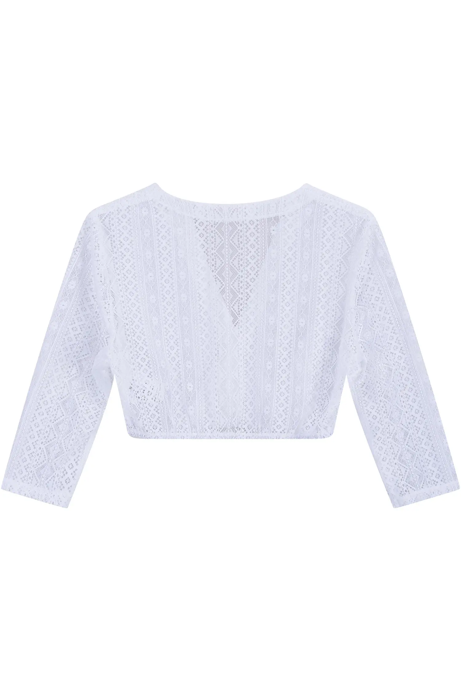 Dirndlbluse Franzi von Waldorff in Weiß