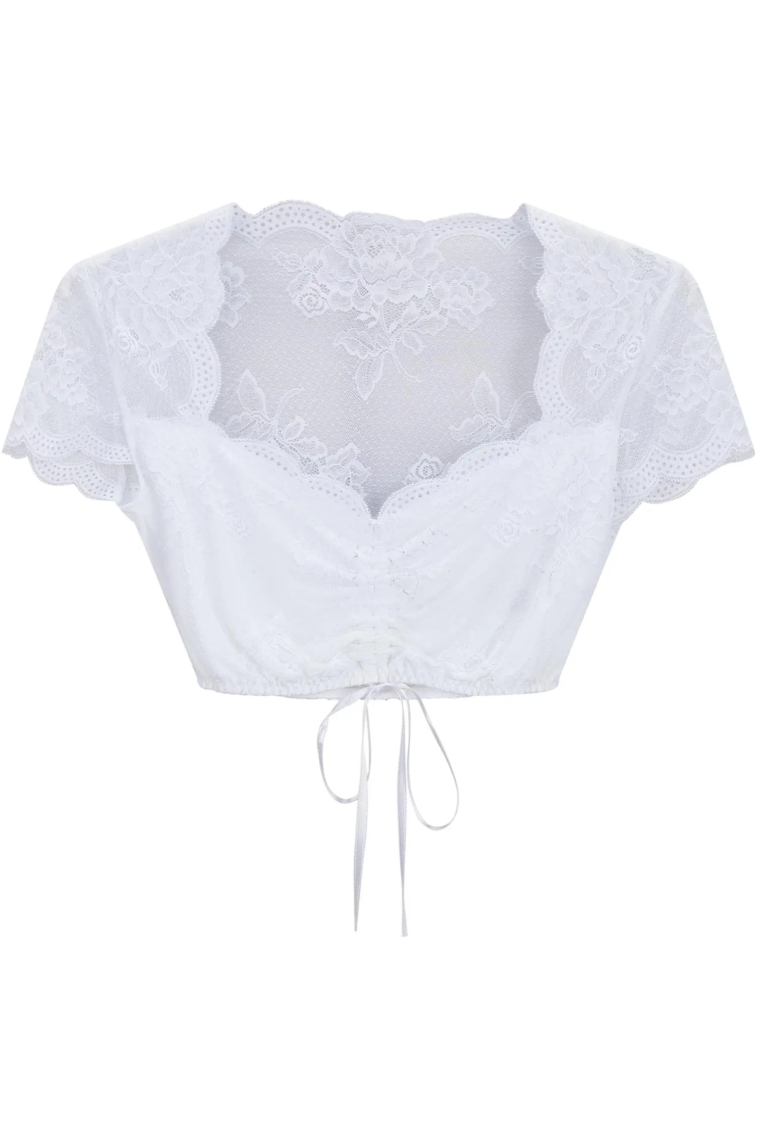 Weiße Dirndlbluse Sybille von Nina von C.