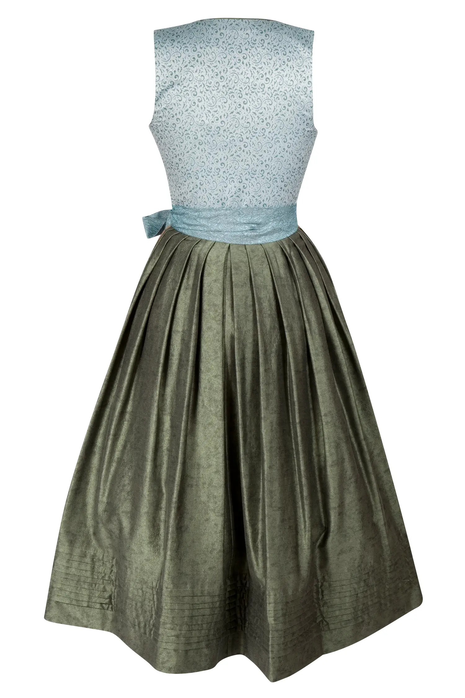 3099-0315-bl7-23-07b-0928 Sportalm Dirndl mit prächtigem Farbenspiel - Rückansicht