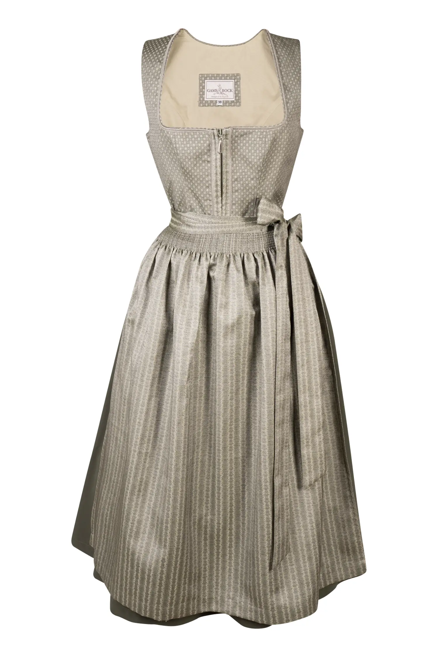Gamsbock Dirndl in Grün