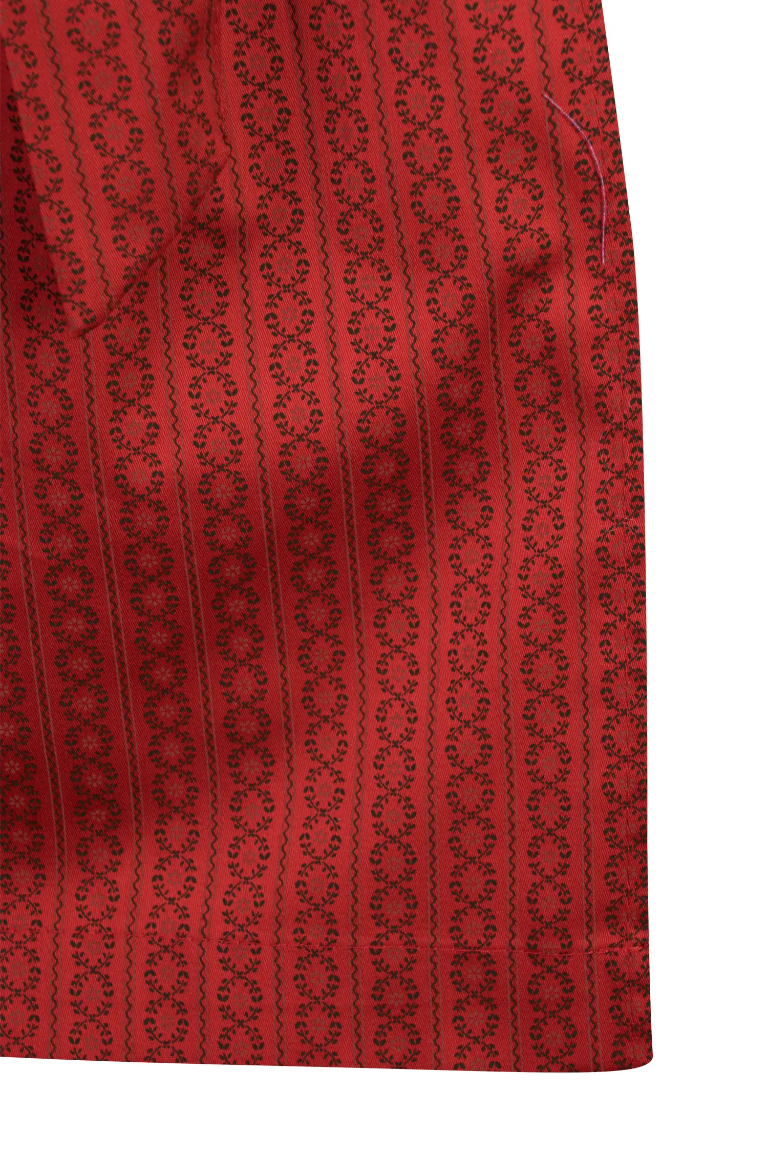 Dirndlschürze in rot 70 cm - Detail