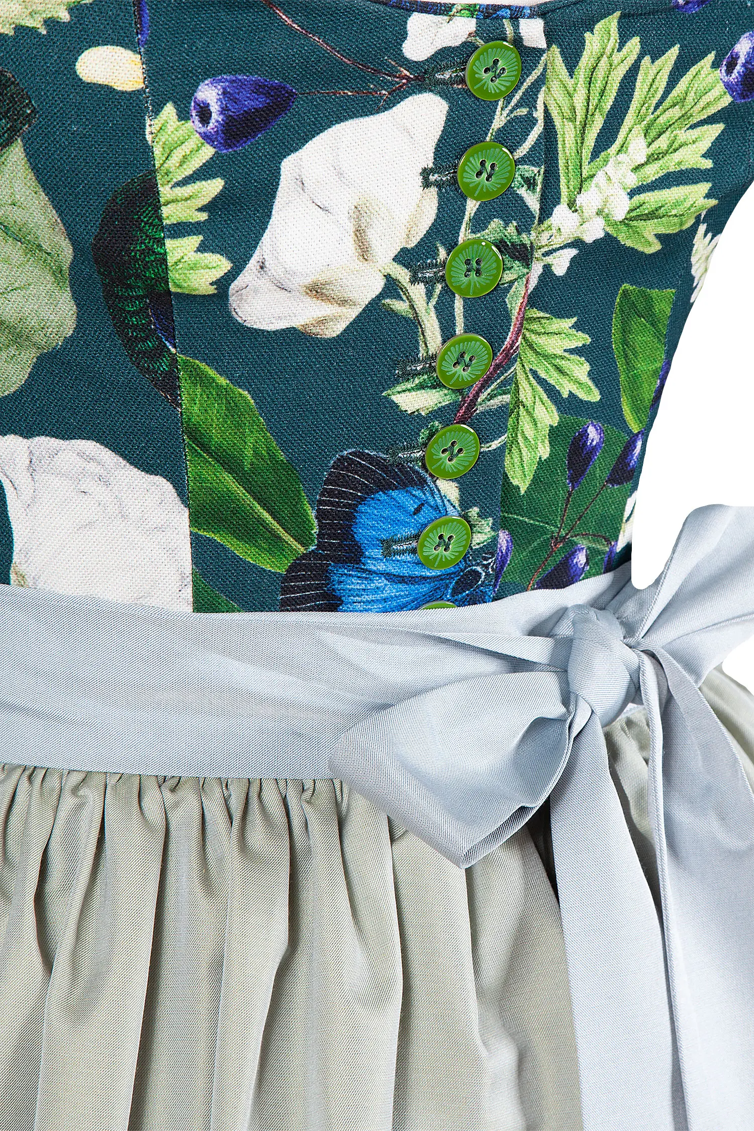 Sportalm Dirndl im farbenprächtigen Design - Detail Mieder