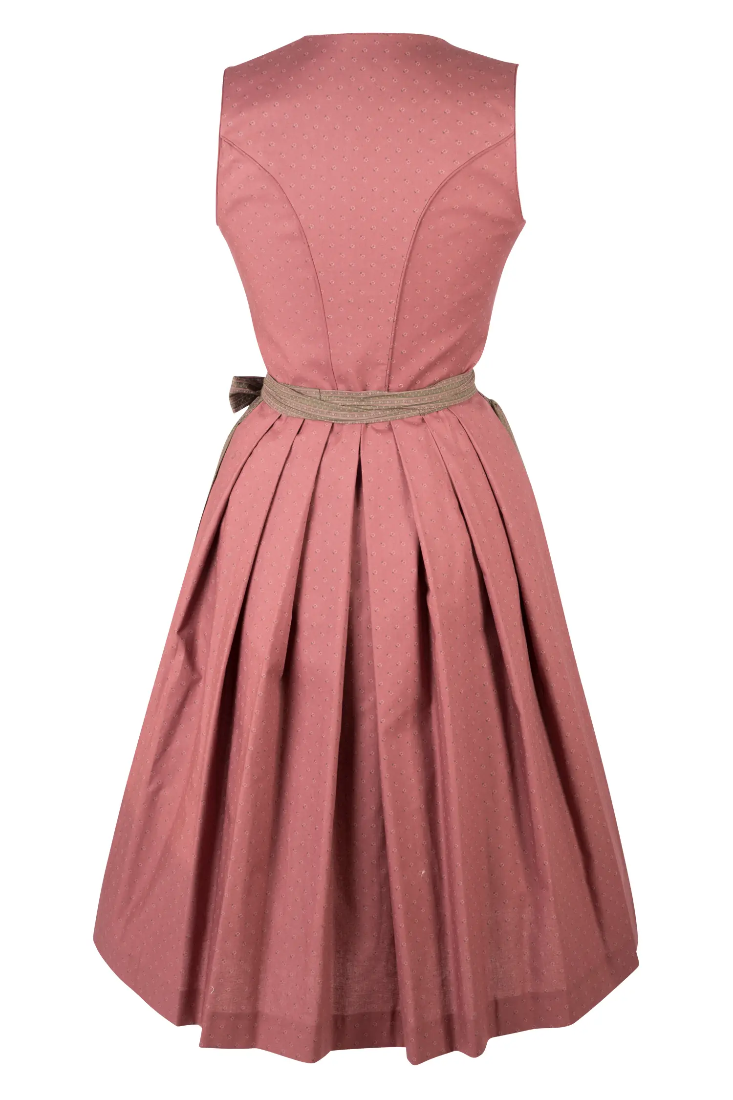 3091-1445-ro8-23-08-2202507 Traditionelles Dirndl Manuela in altrosa - Rückansicht