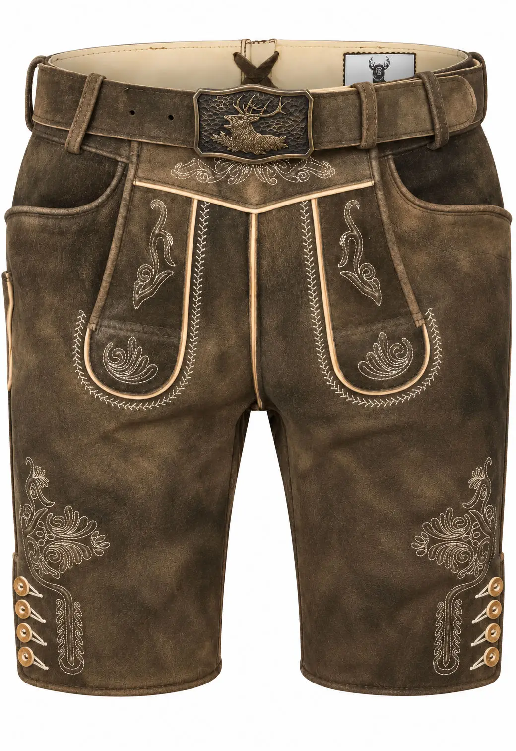 Lederhose Arno von Gweih & Silk in Braun Lederhose Arno von Gweih & Silk in Braun