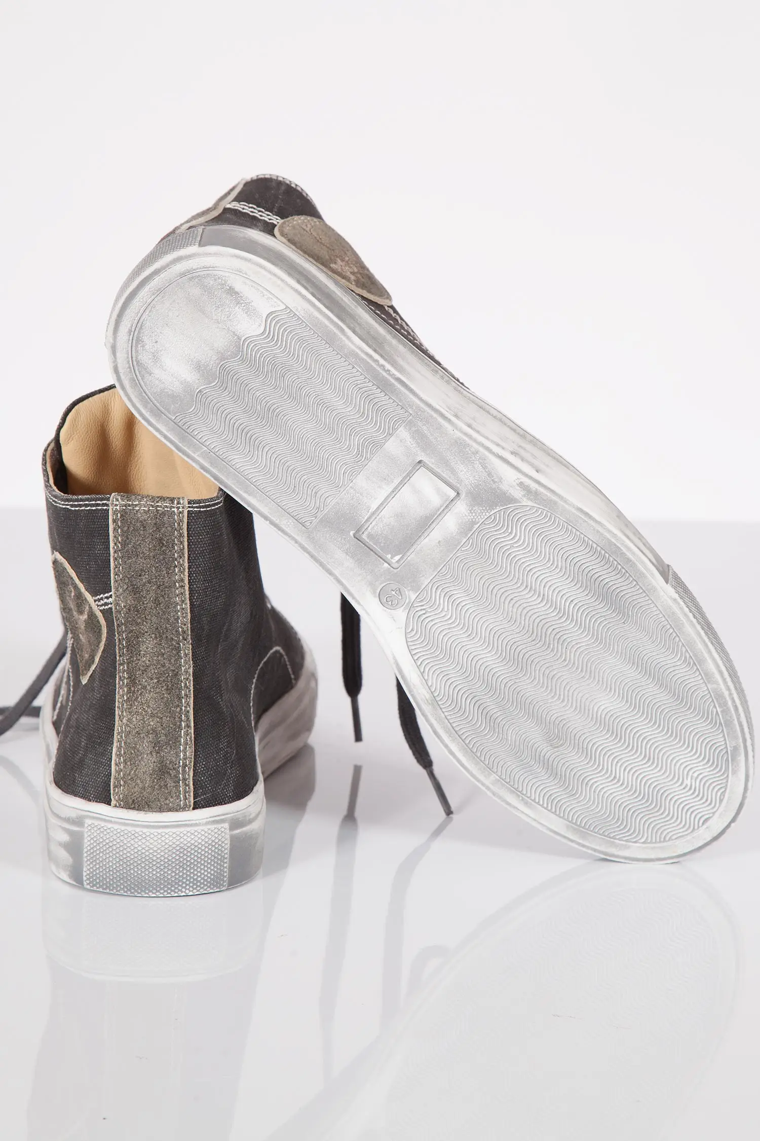 Trachen Sneaker Luis aus Textil in schwarz Sohe