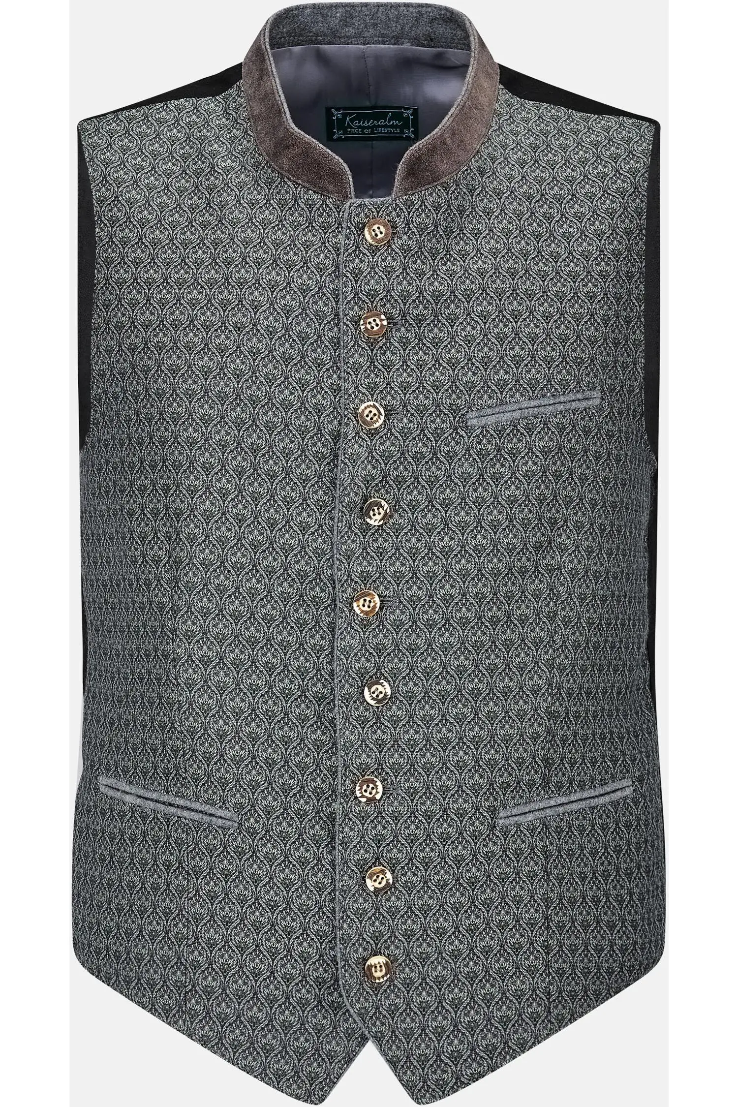 Kaiseralm Weste Brixen in dunkelgrün