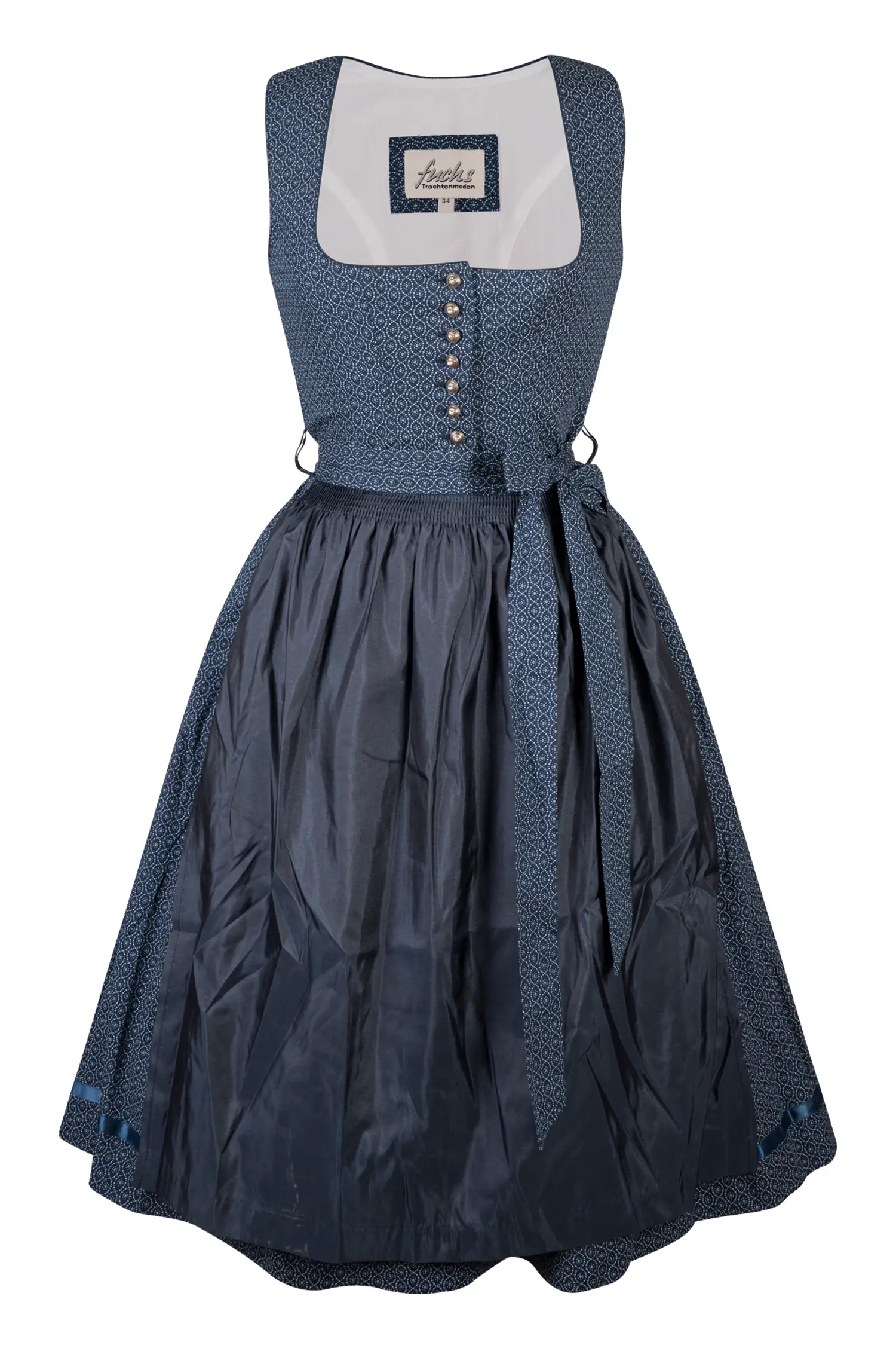 3091-1523-bl7-24-02-2204488 Dirndl in Blau von Fuchs