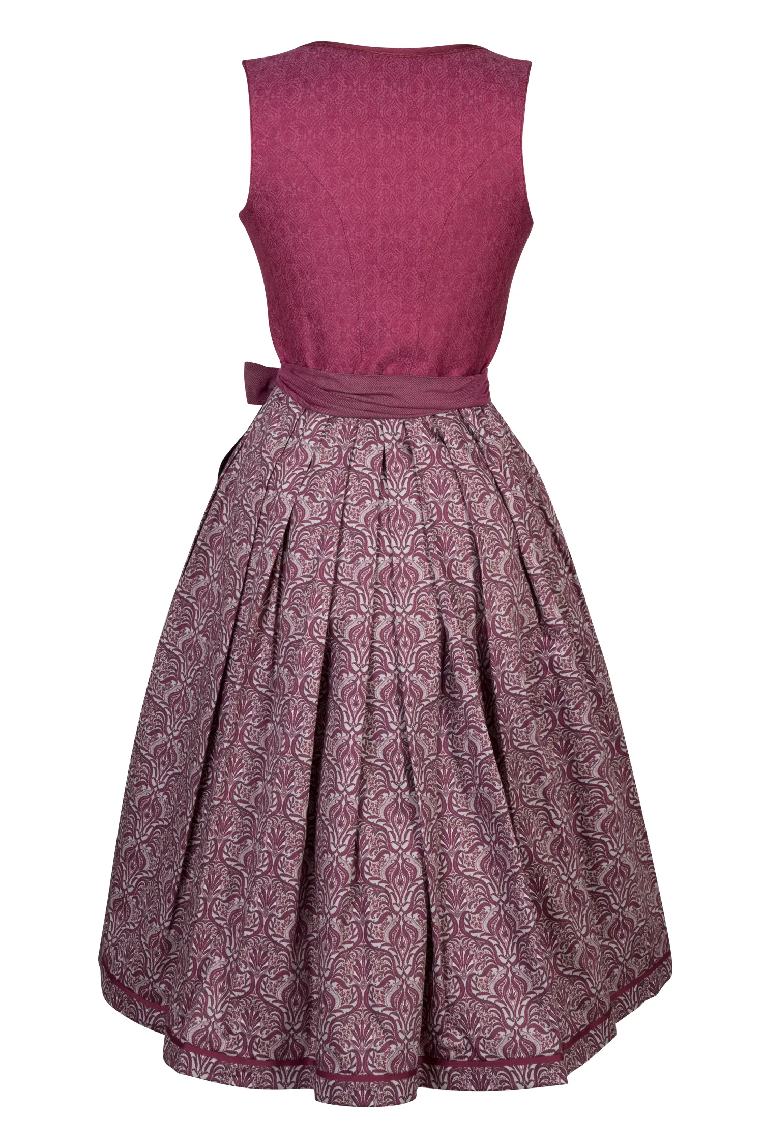 Sissi ey! Dirndl in trendigem Magenta - Rückansicht