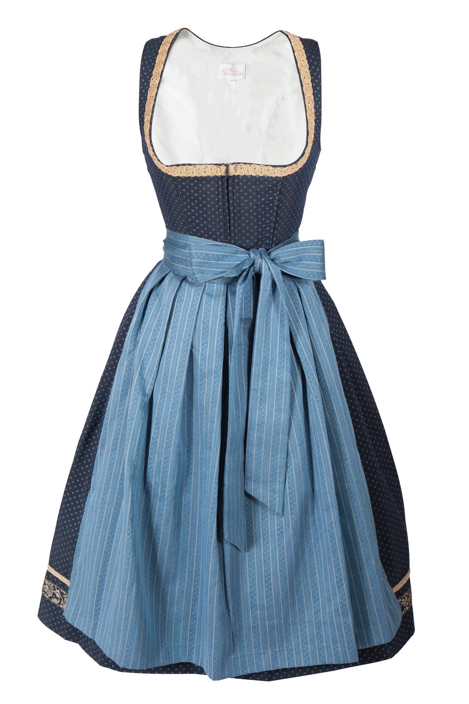 Dirndl Mia in dunkelblau von Fräulein Trentini
