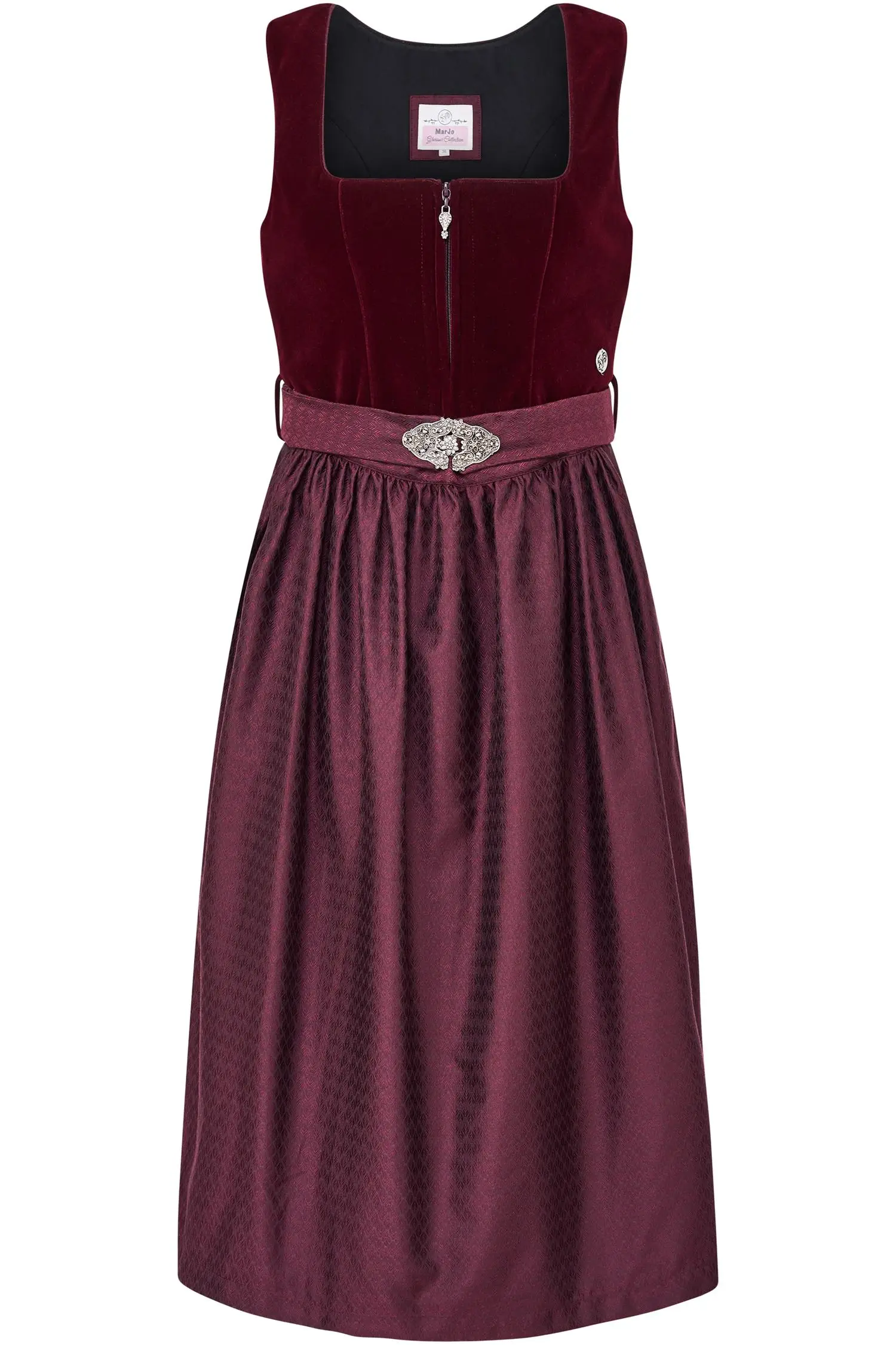 Dirndl Grafling von Marjo in Weinrot Dirndl Grafling in weinrot