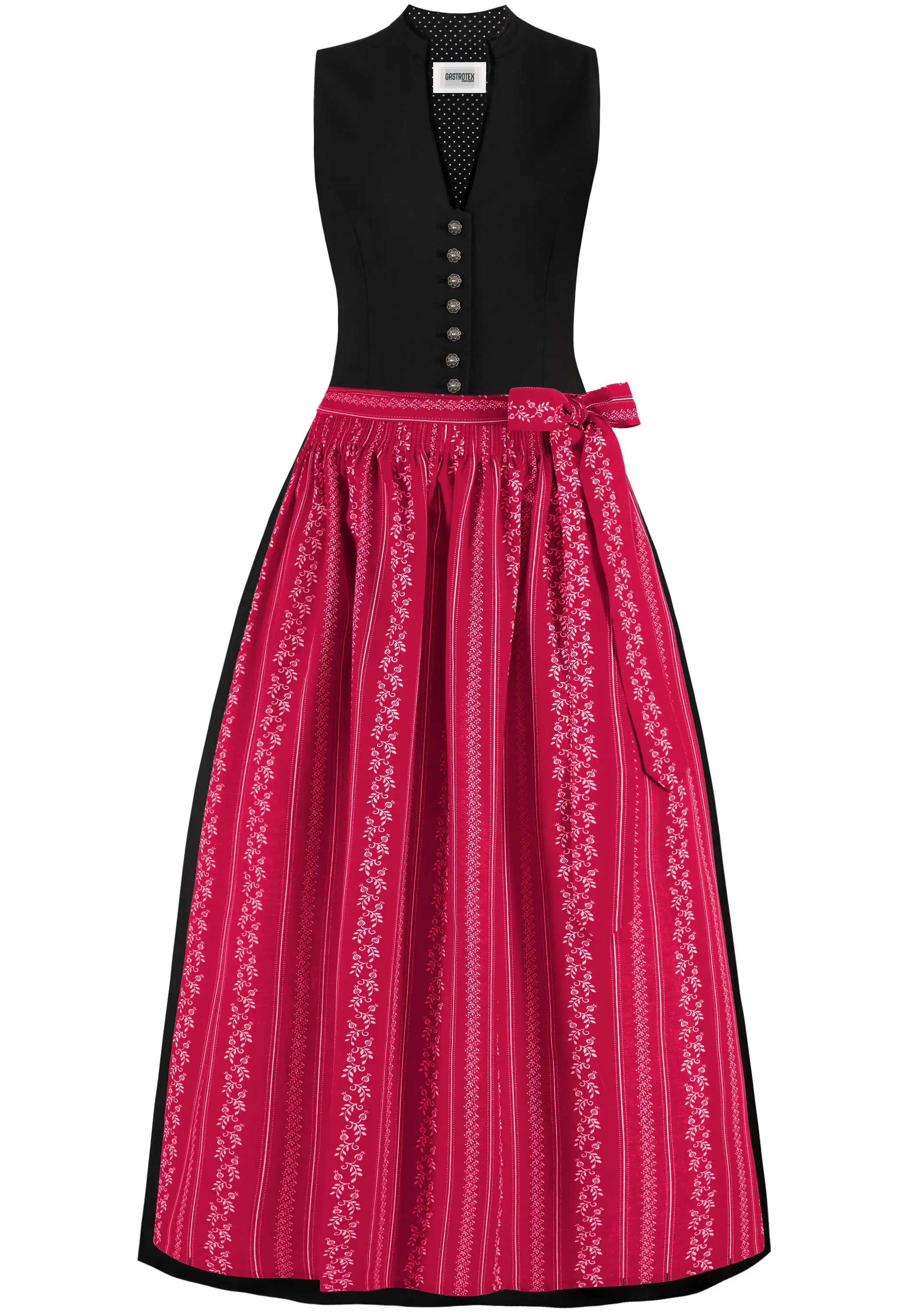 Rote Dirndlschürze