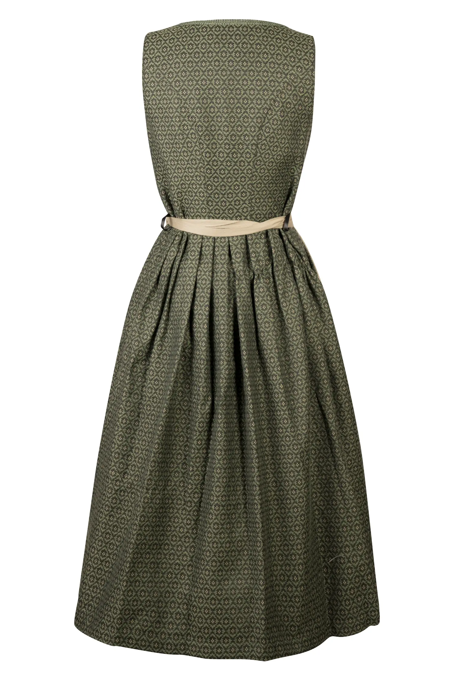 Dirndl Johanna in Moosgrün Rückansicht