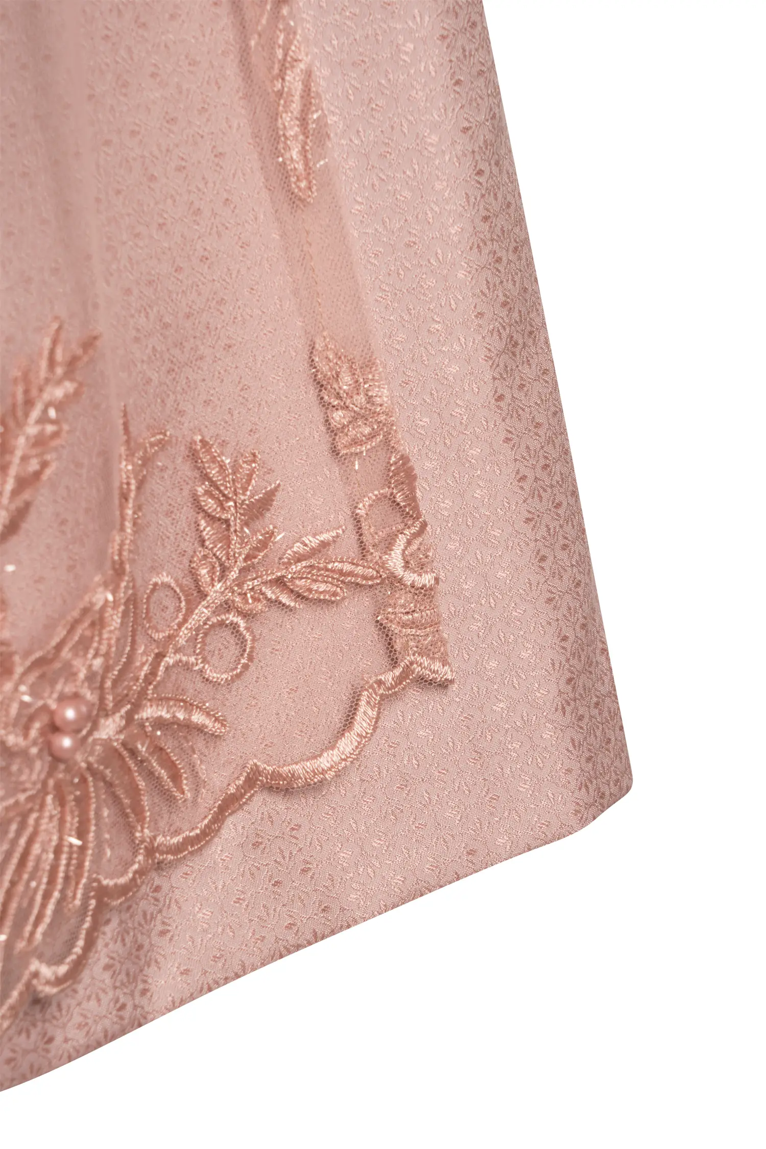 Trendiges Dirndl Dana in Rosa und Glitzerschürze Detail Rock