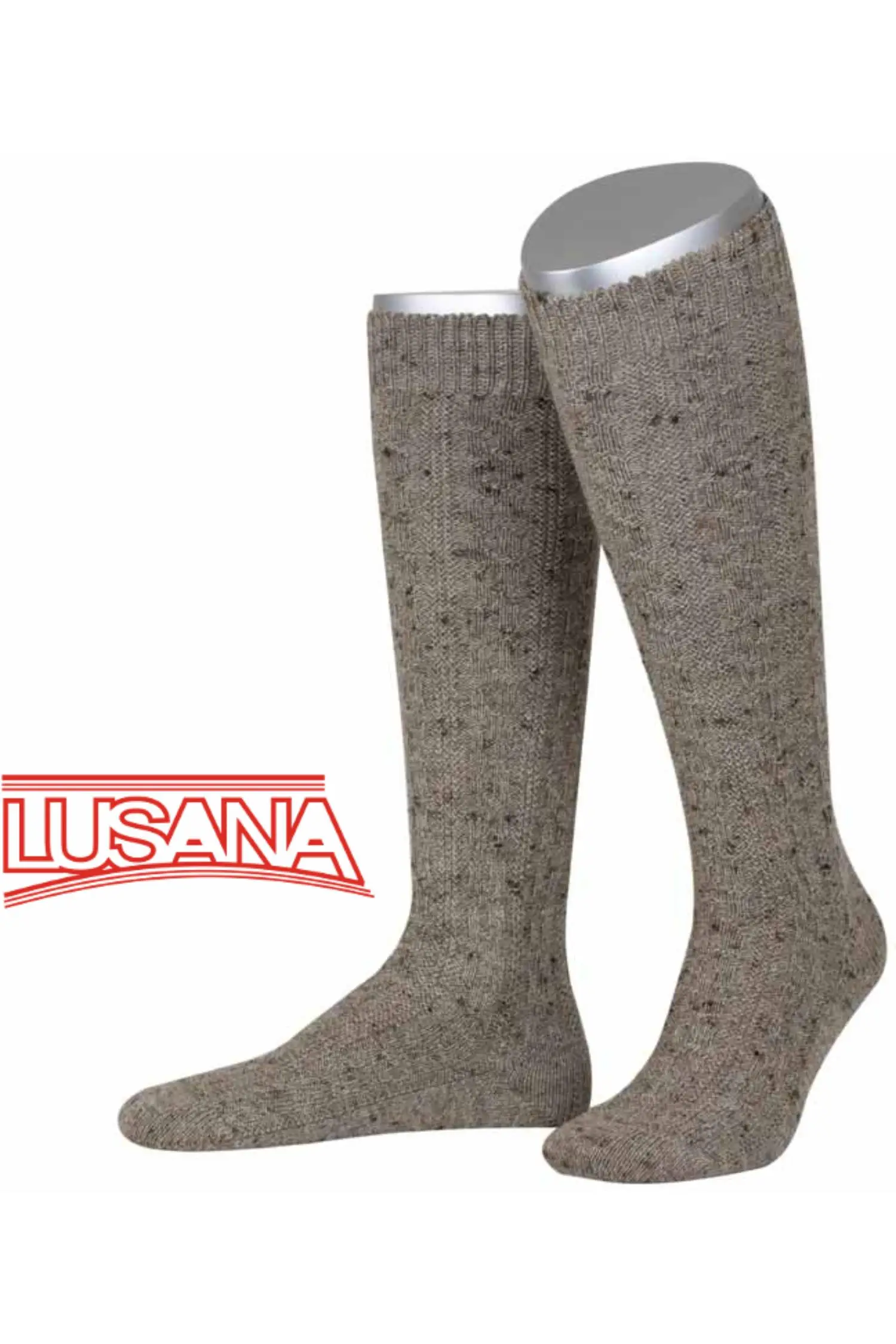 Trachtenkniestrümpfe Lusana in Braun 