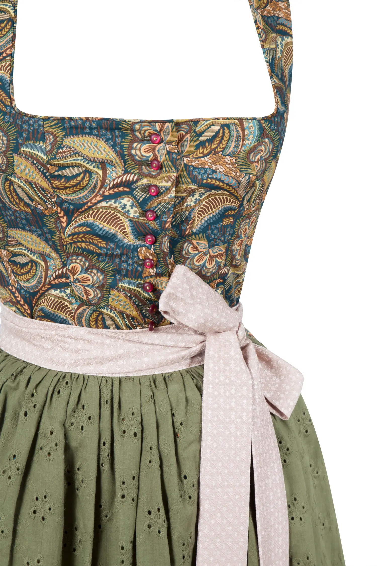 Sportalm Dirndl mit extra Taillengürtel - Detail Mieder