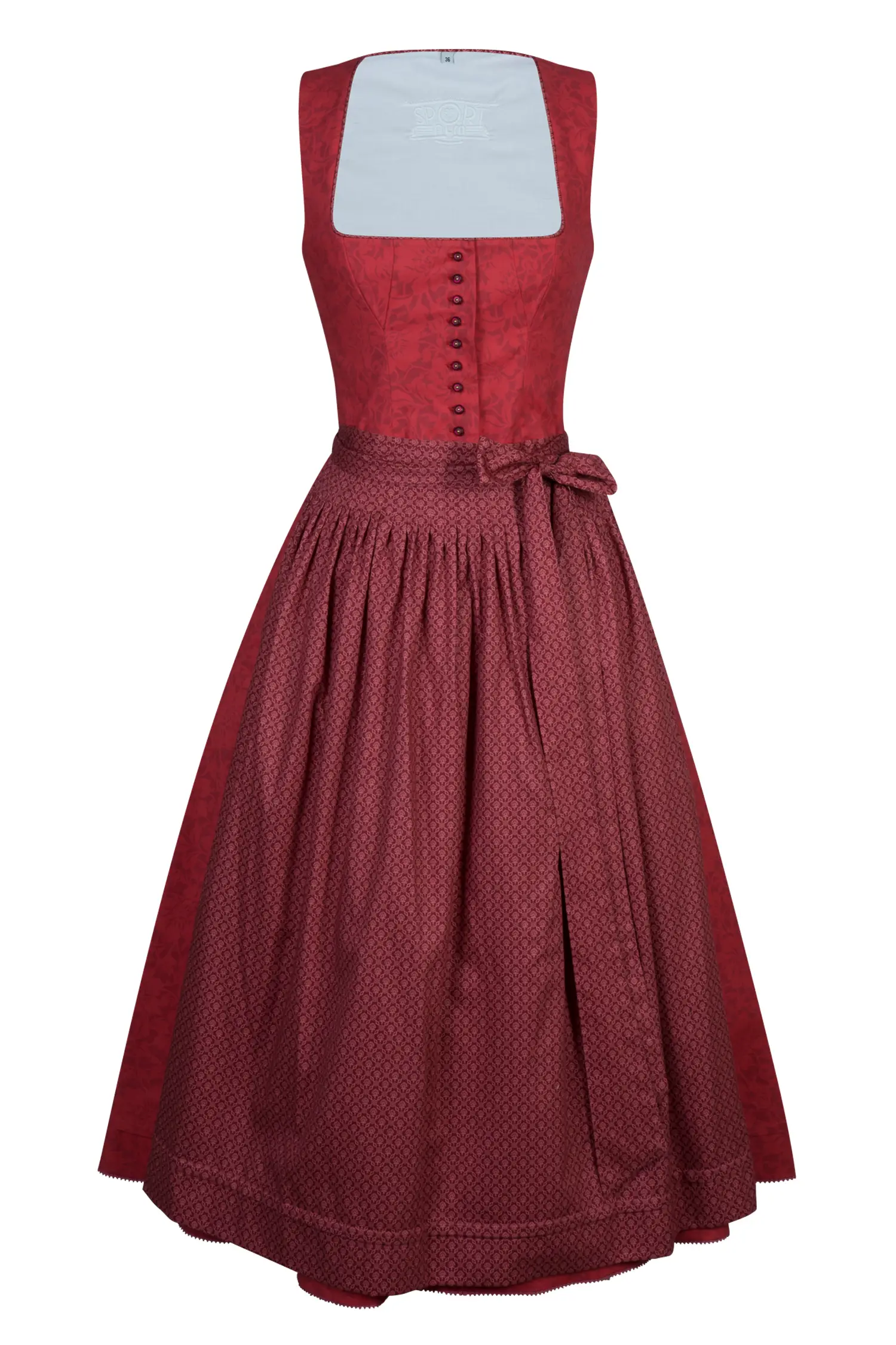 Sportalm Dirndl in leuchtendem Rot