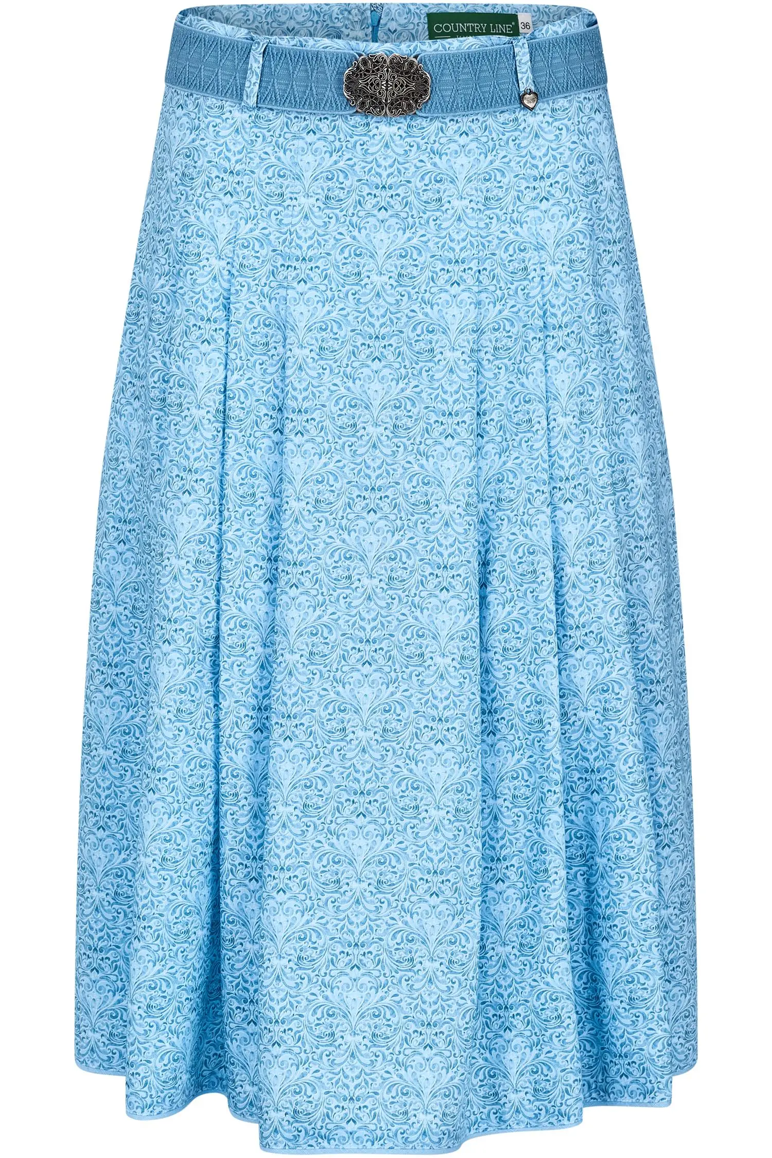 Rock von Country Line in Hellblau Hellblauer Rock von Country Line