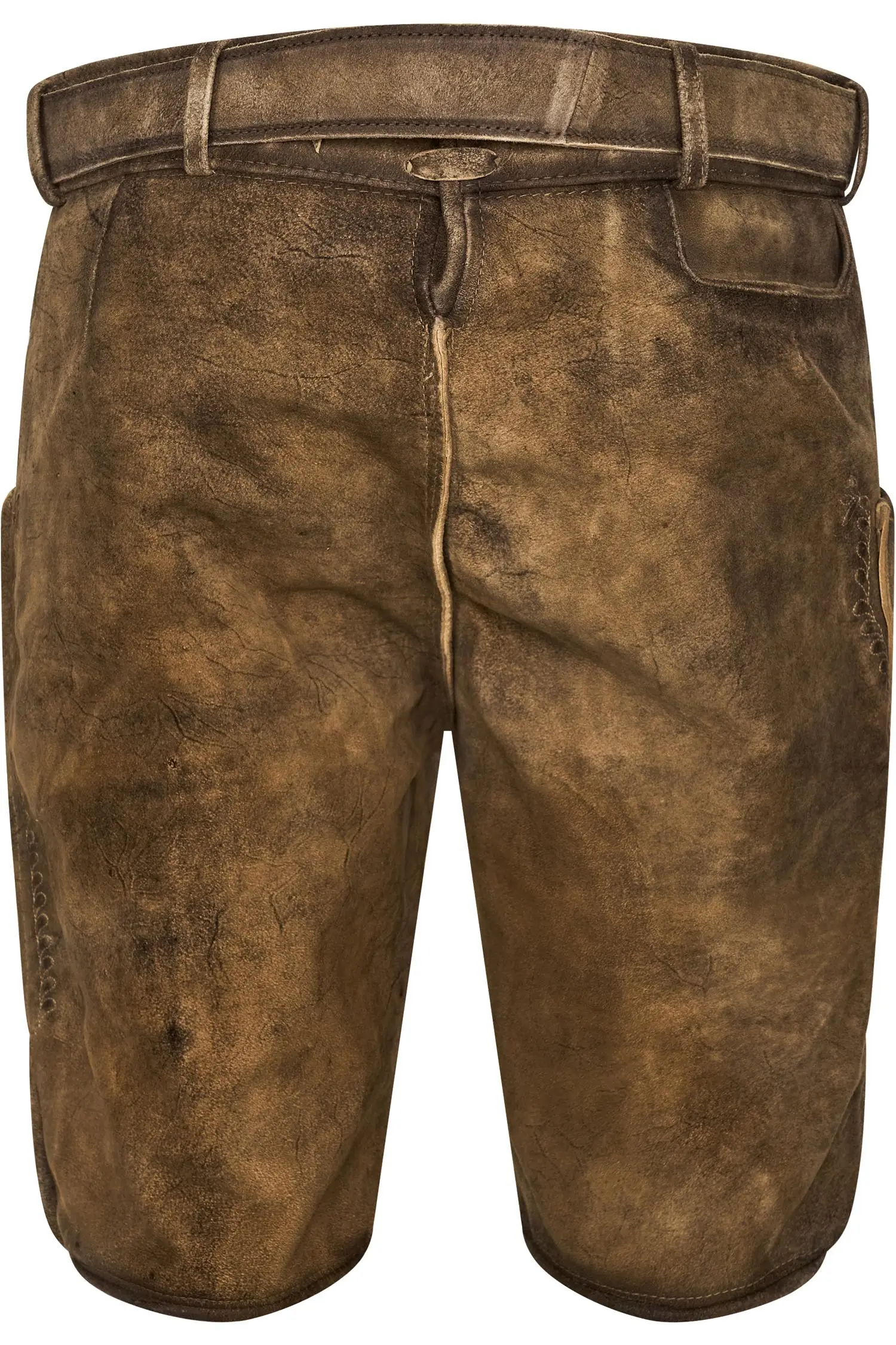 Gamsbock lederhose Weimar in Braun