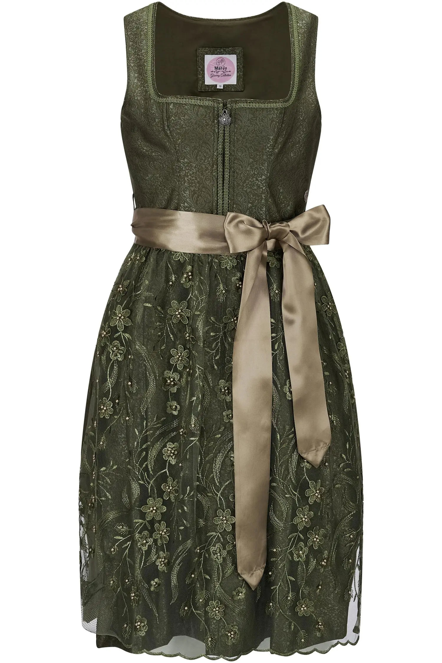 Dirndl Arberg in Oliv von MarJo Marjo Dirndl Arberg in Oliv