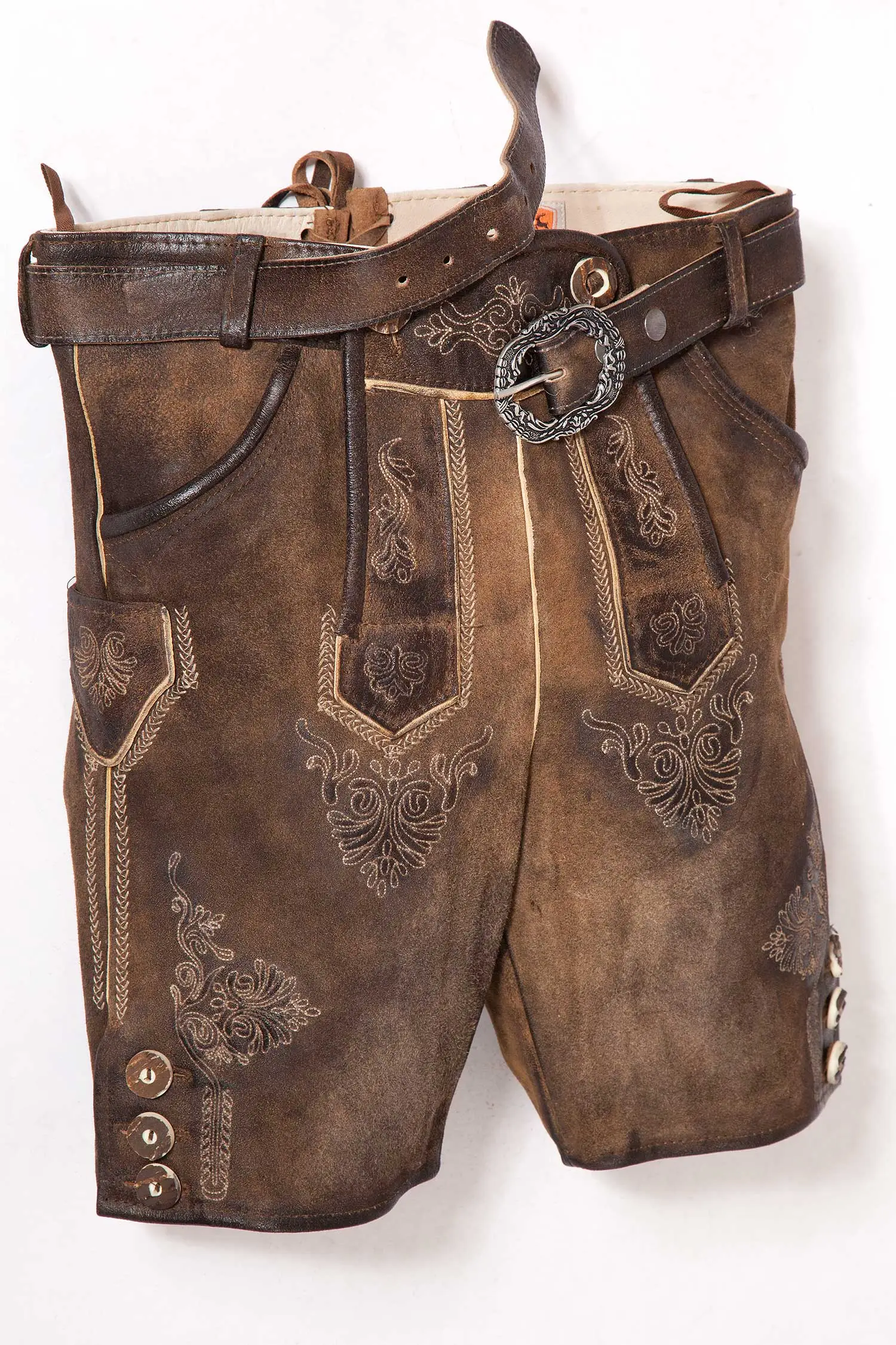 kinder-lederhose-ammersee-braun-4710-1012-ba6-18-02k-0468-a Kurze Lederhose für Kinder in braun antik