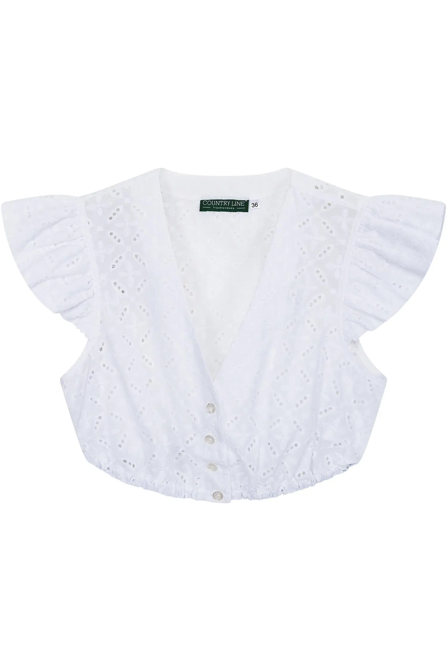 Country Line Dirndlbluse in Weiß