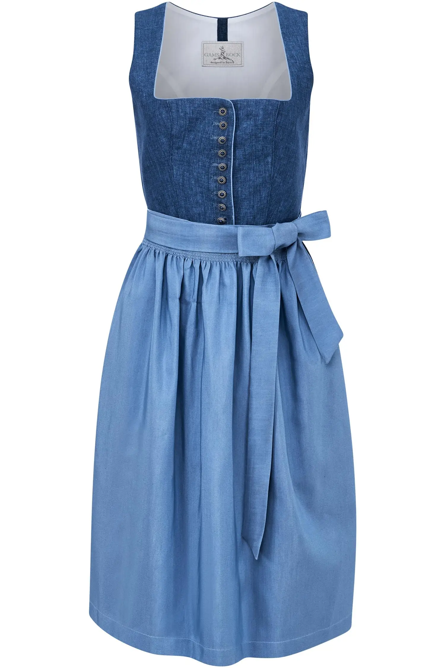 Gamsbock Dirndl DANA in Blau
