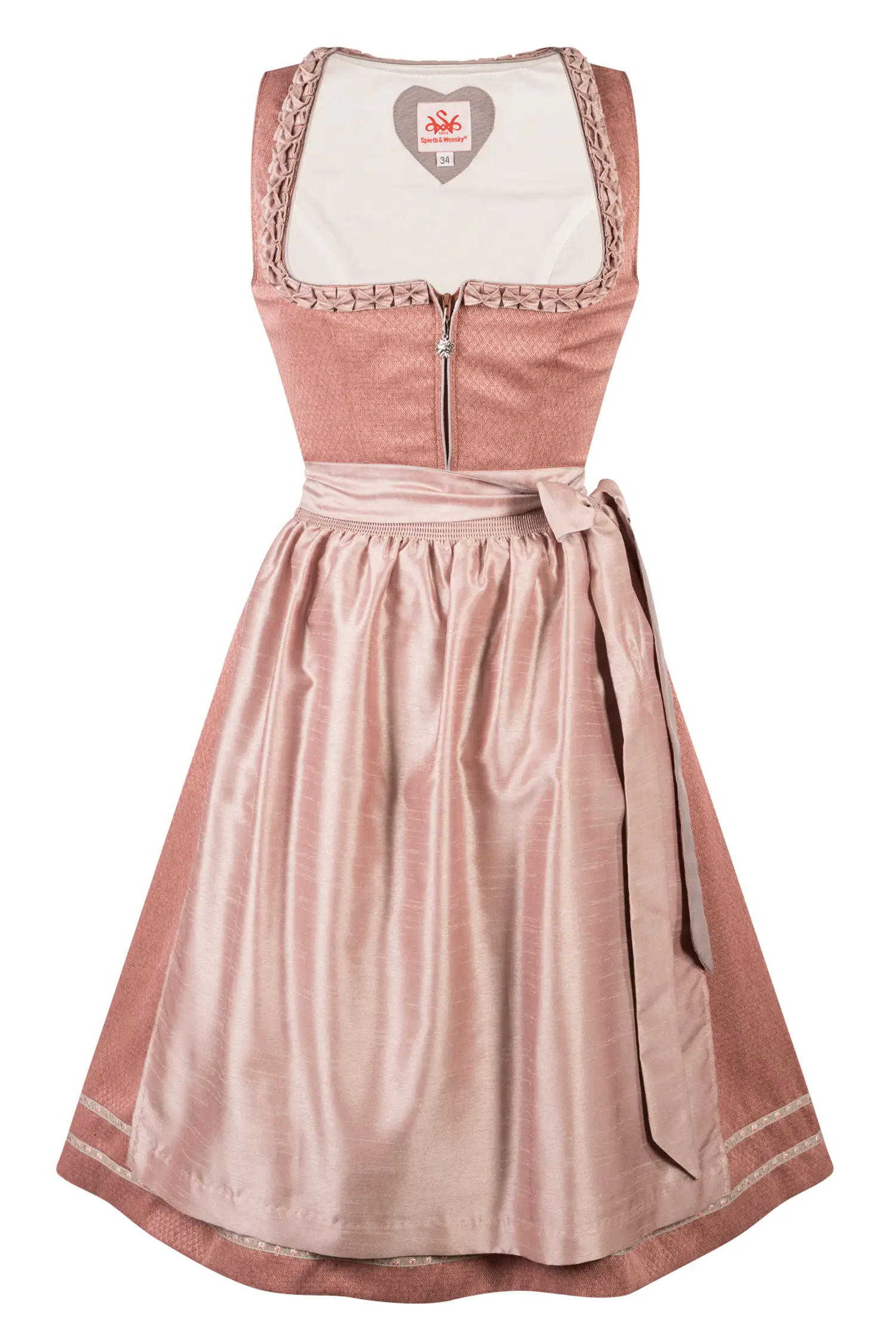 Dirndl Diva in Altrosa